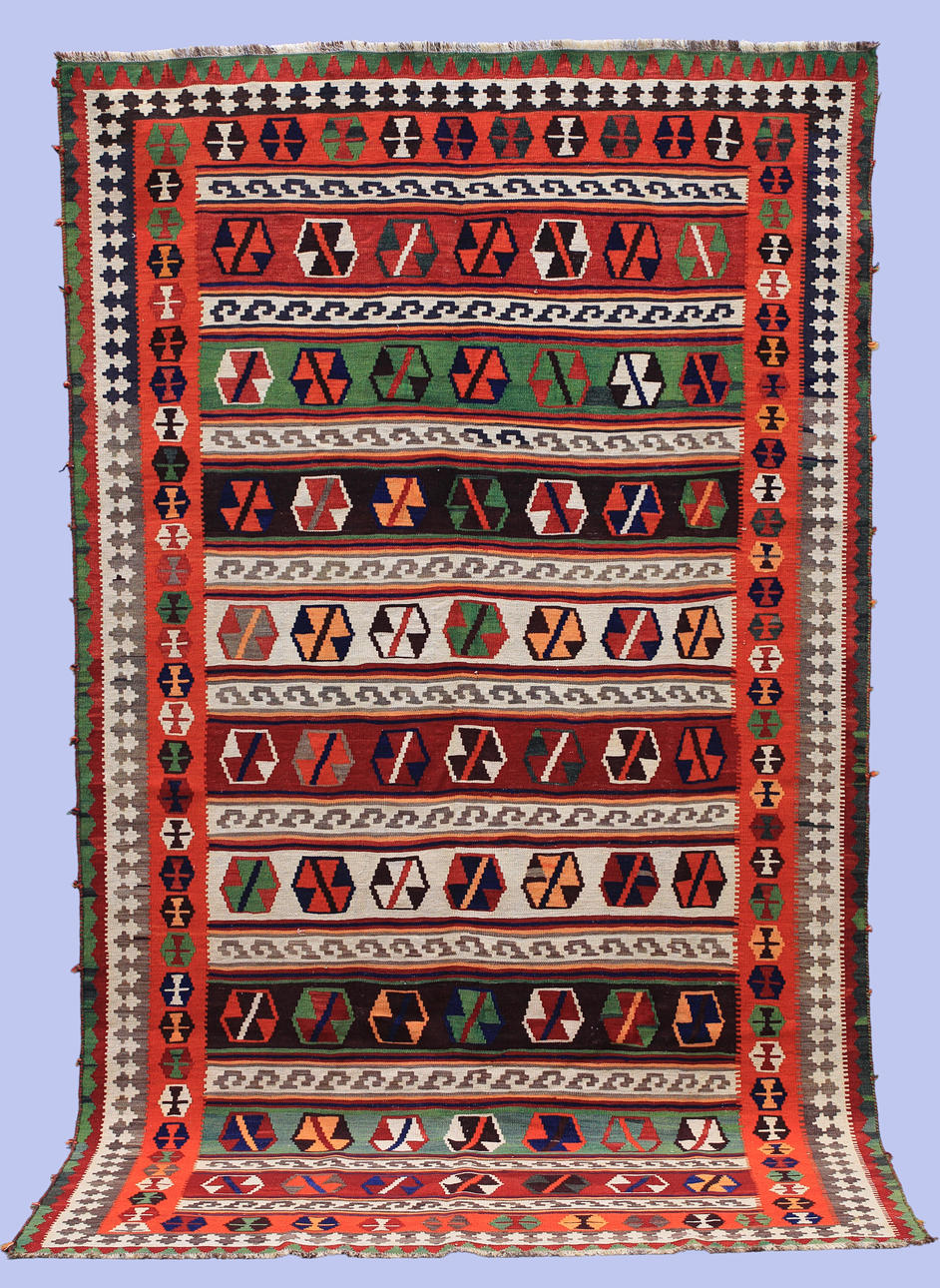 MATTA, Orintalisk, Kelim, Shiraz, 292 x 170 cm.