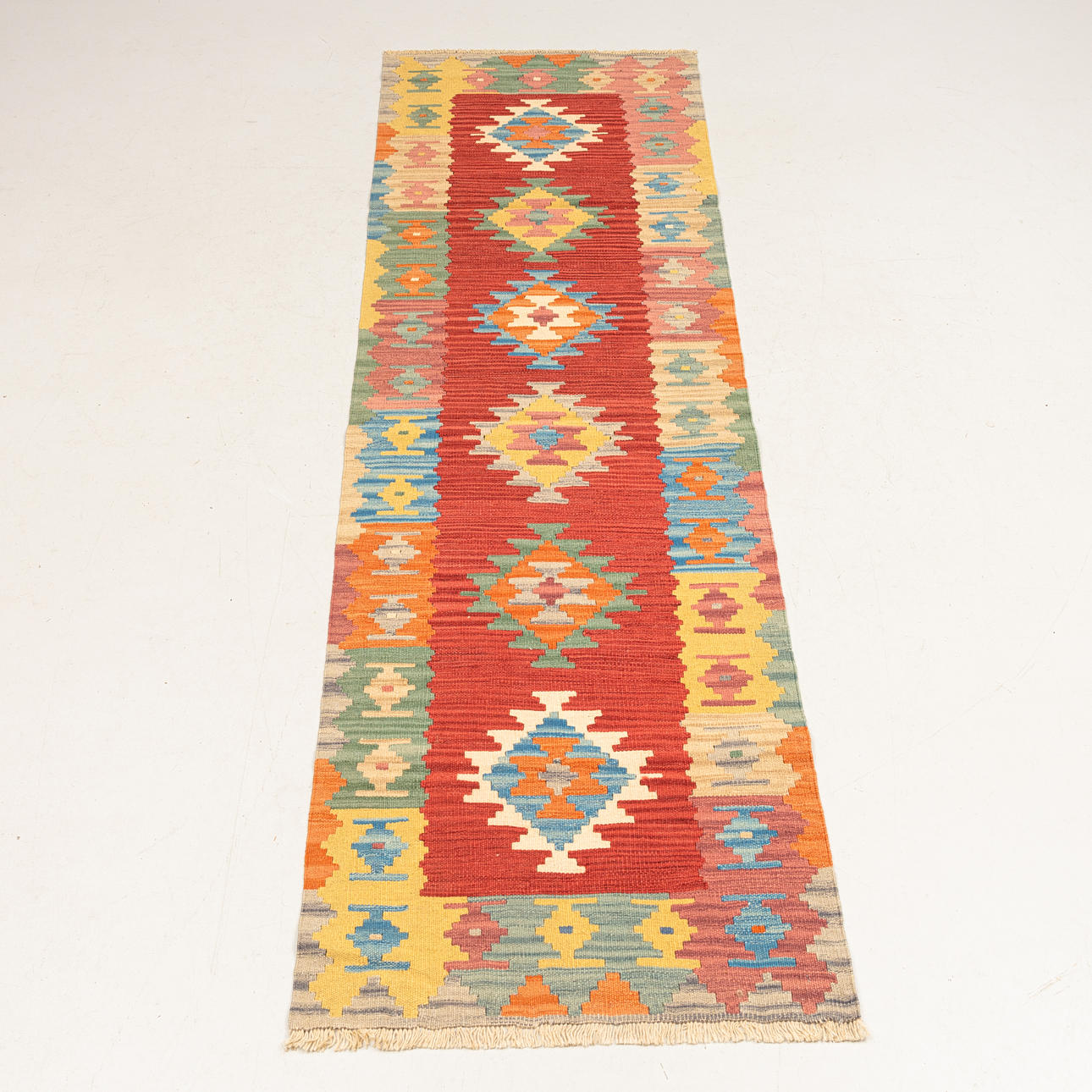 GALLERIAMATTO, Kelim, ca 257x82 cm.