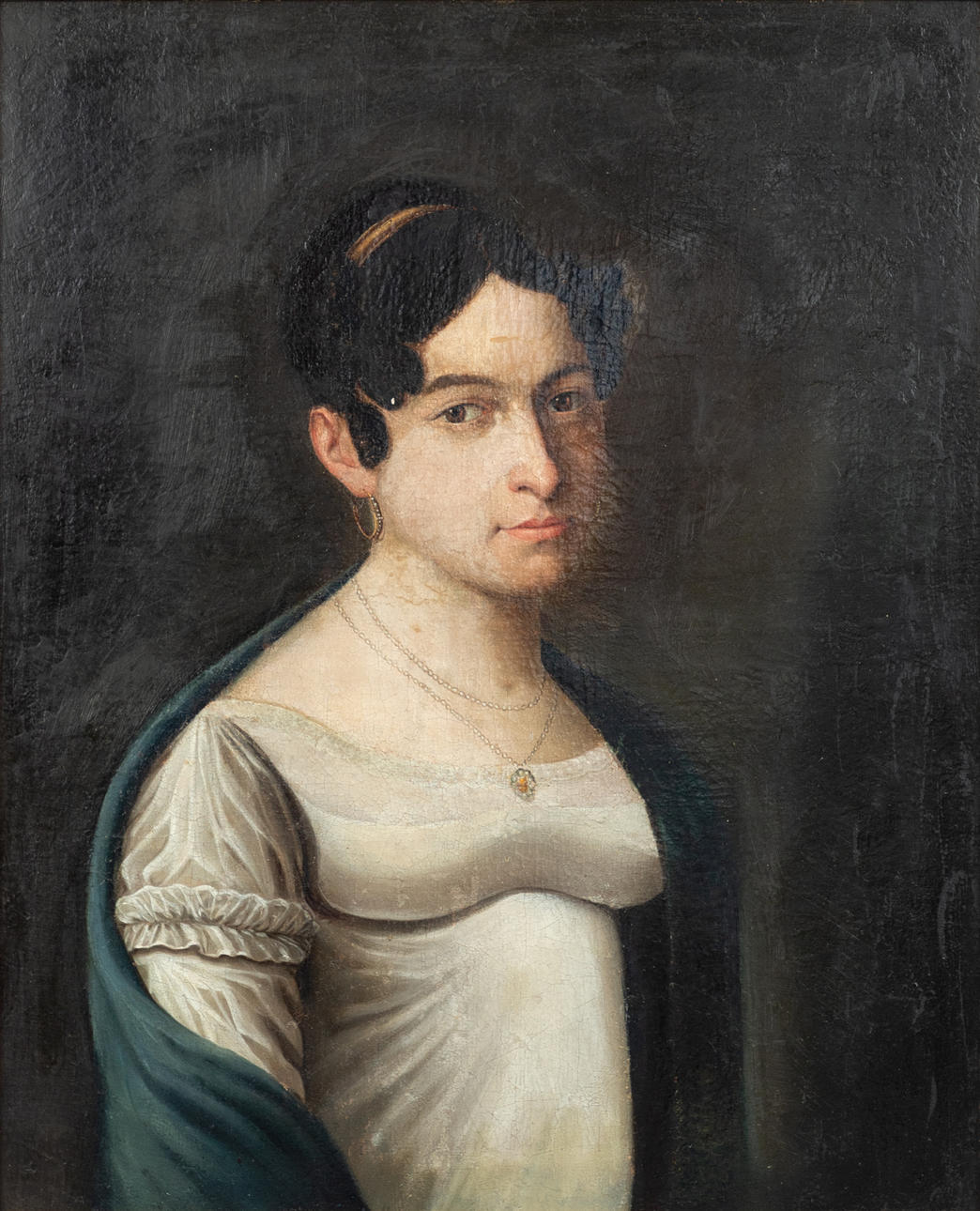 PORTRAITMALER DES 19. JAHRHUNDERT. Portrait einer Dame.