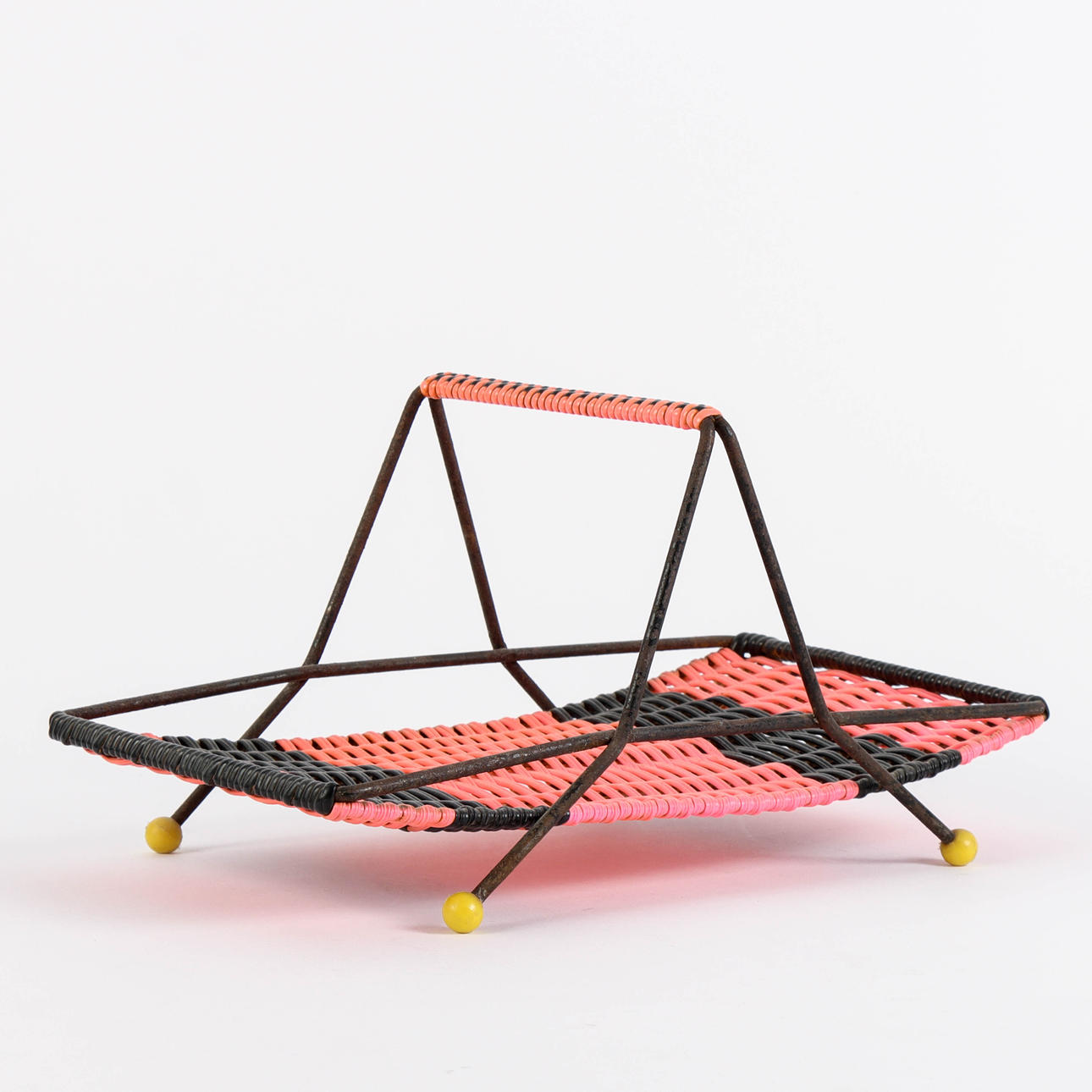 BRÖDKORG retro, plast och metall.