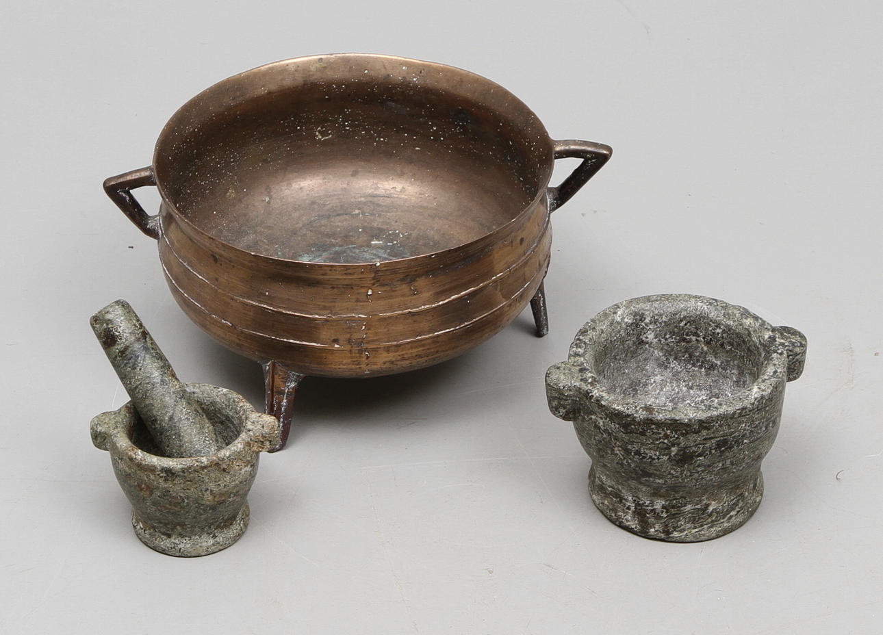 MALMGRYTA och MORTLAR, 3 delar, 1800-tal.