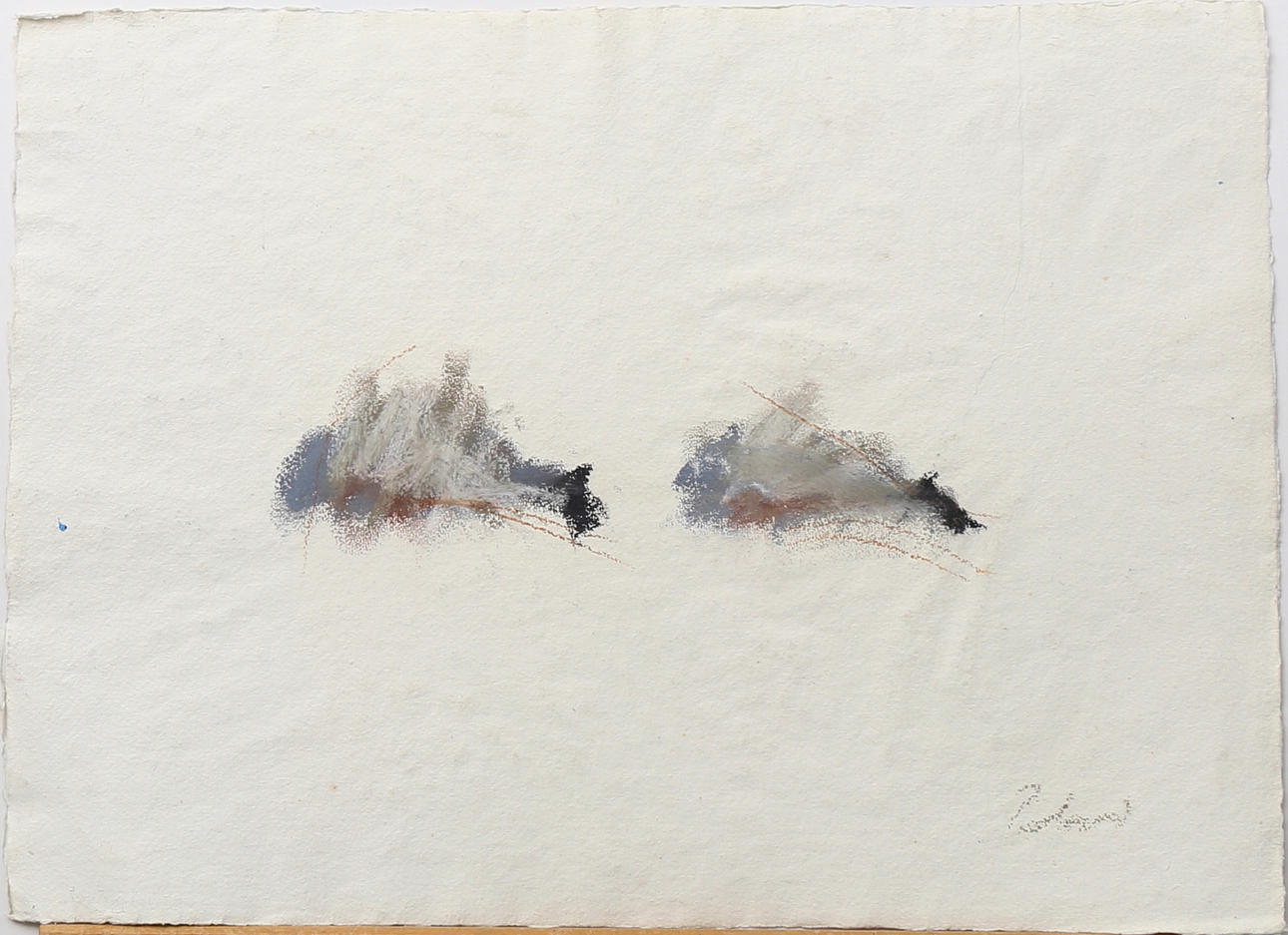 ANDERS PALMÉR. Får, akvarell, signerad Palmér.