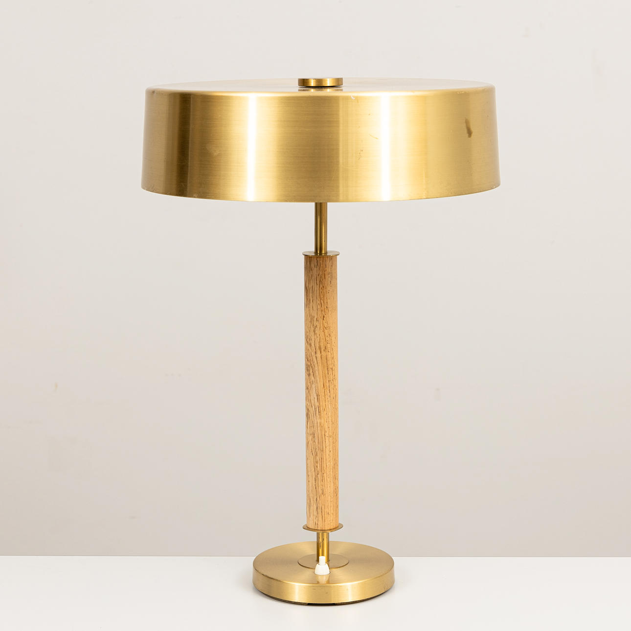 BORDSLAMPA, mässing, Boréns, 1900-talets andra hälft.