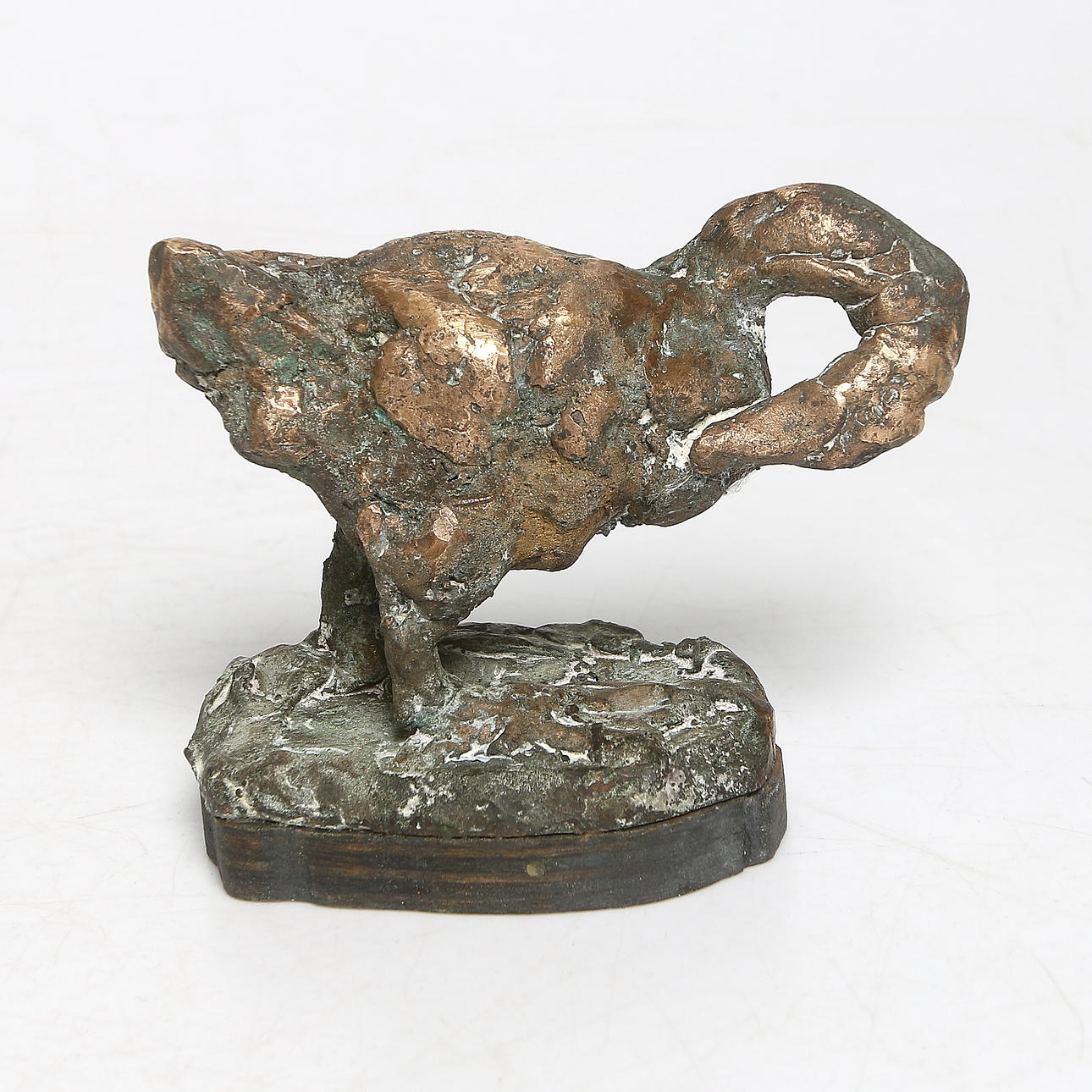 CHRISTINA RUNDQVIST. "Fågel", skulptur, brons, 1900-talets andra hälft.