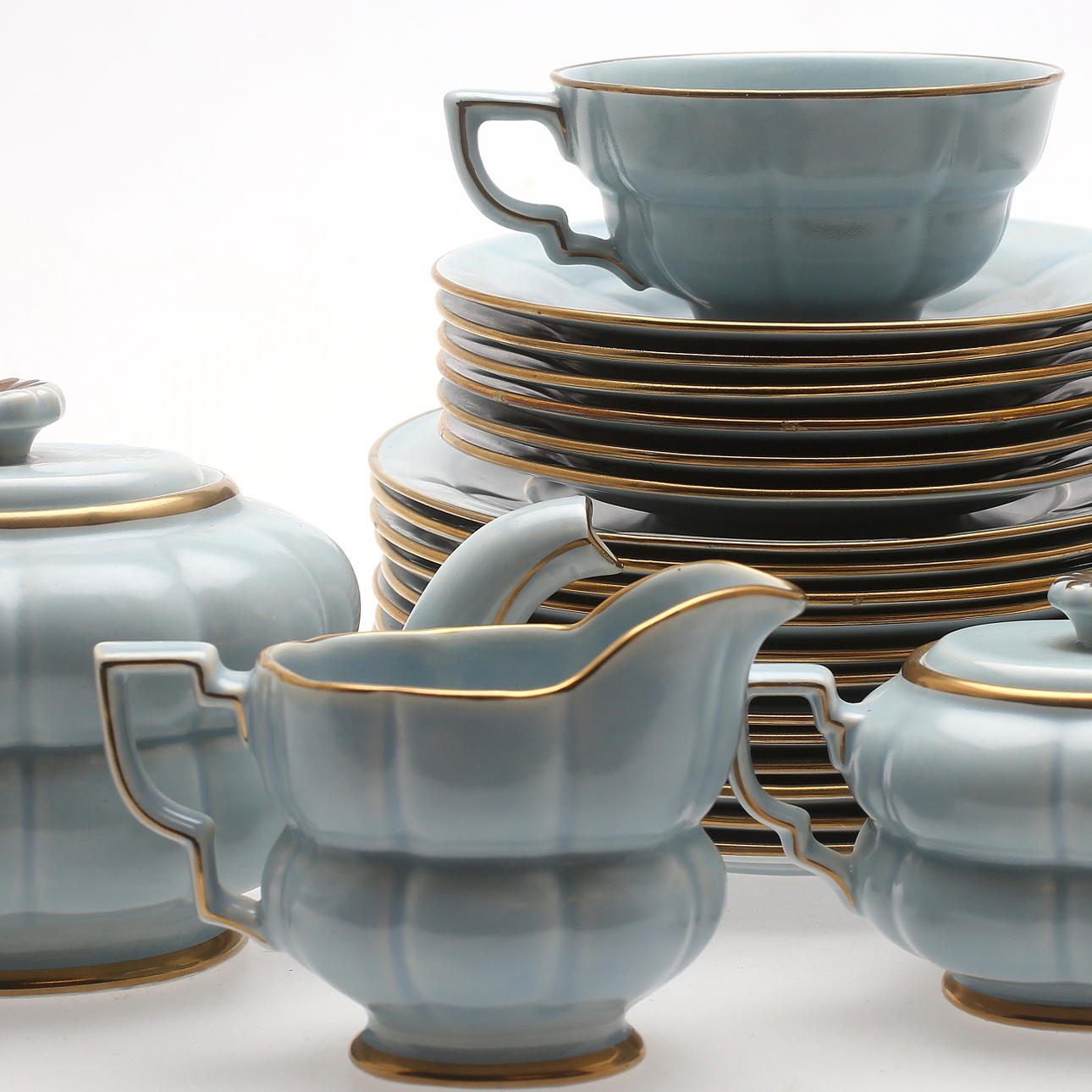 TESERVIS, 27 delar, "Grand", Arthur Percy, Gefle, 1900-talets andra fjärdedel.