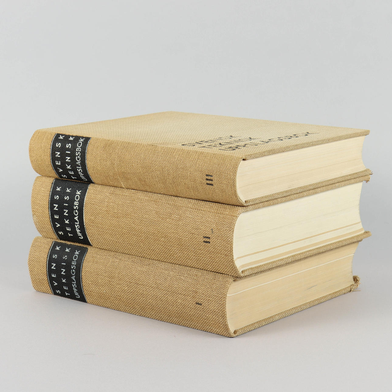 BØGER Svensk Teknisk Encyklopædi I-III.