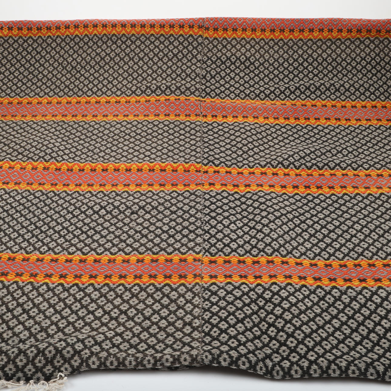 ALLMOGEVÄVNAD, ull, Skåne, 1800/1900-tal.