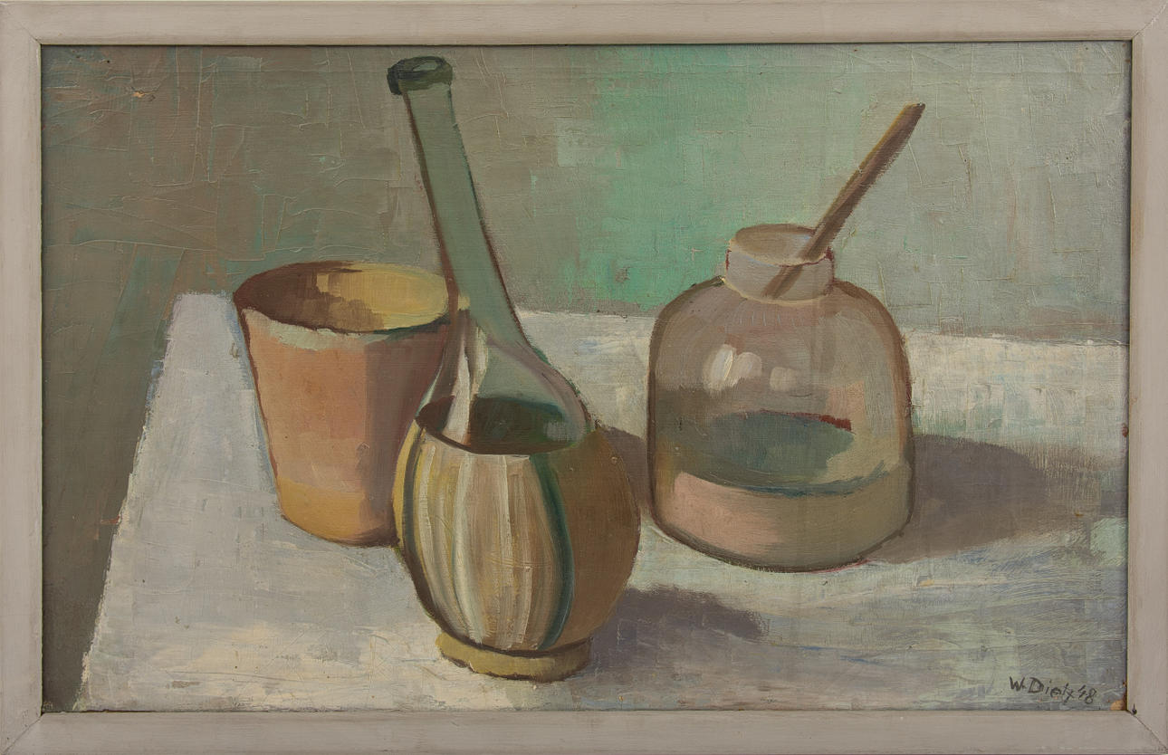 WERNER DIETZ. olja, signerad och dat. 1948.