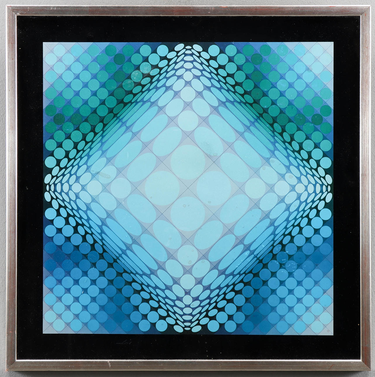 REPRODUCTION by Victor Vasarely.