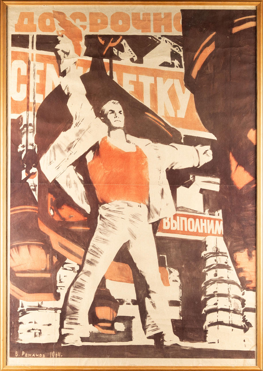 Rysk politisk affisch.