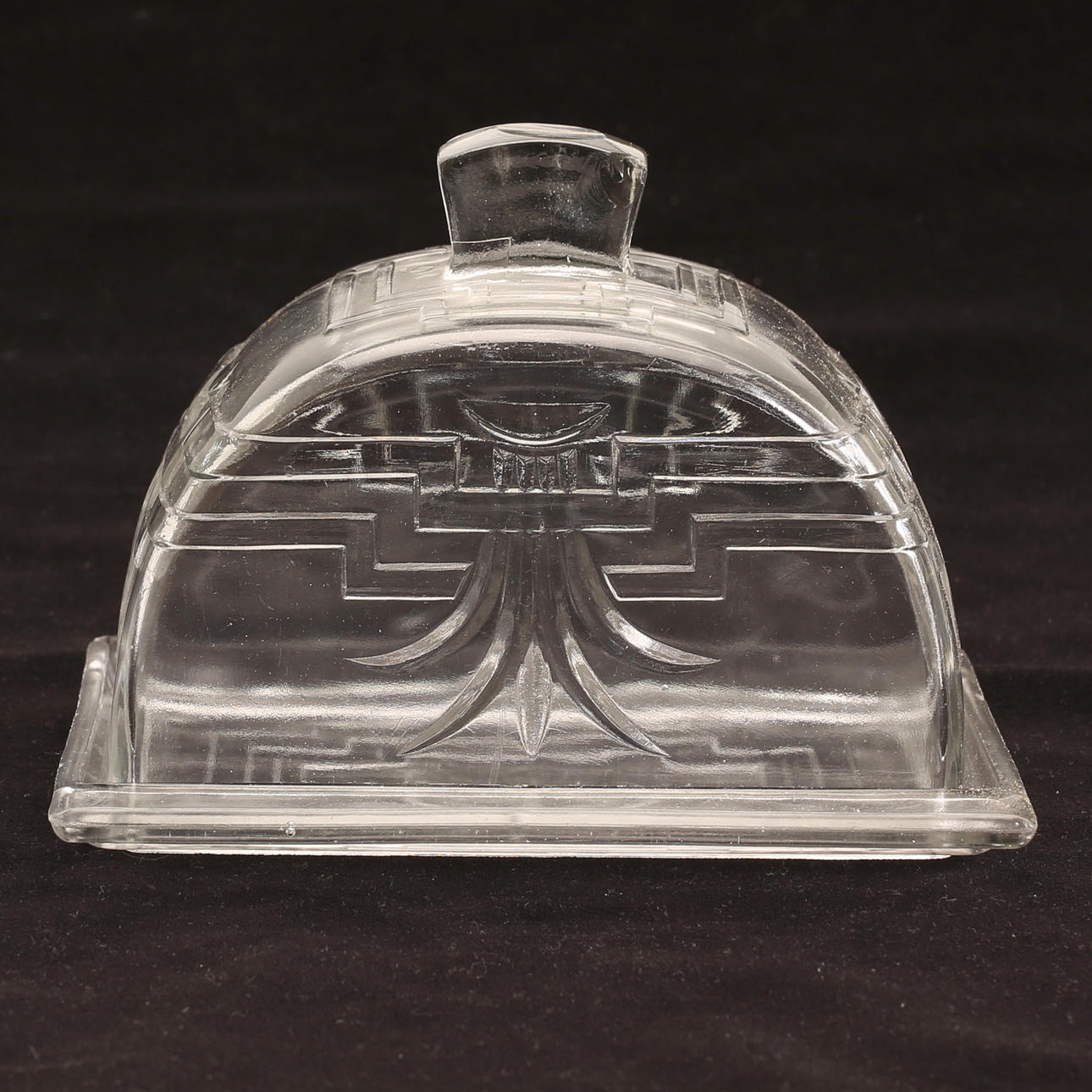 OSTKUPA, glas, art deco.