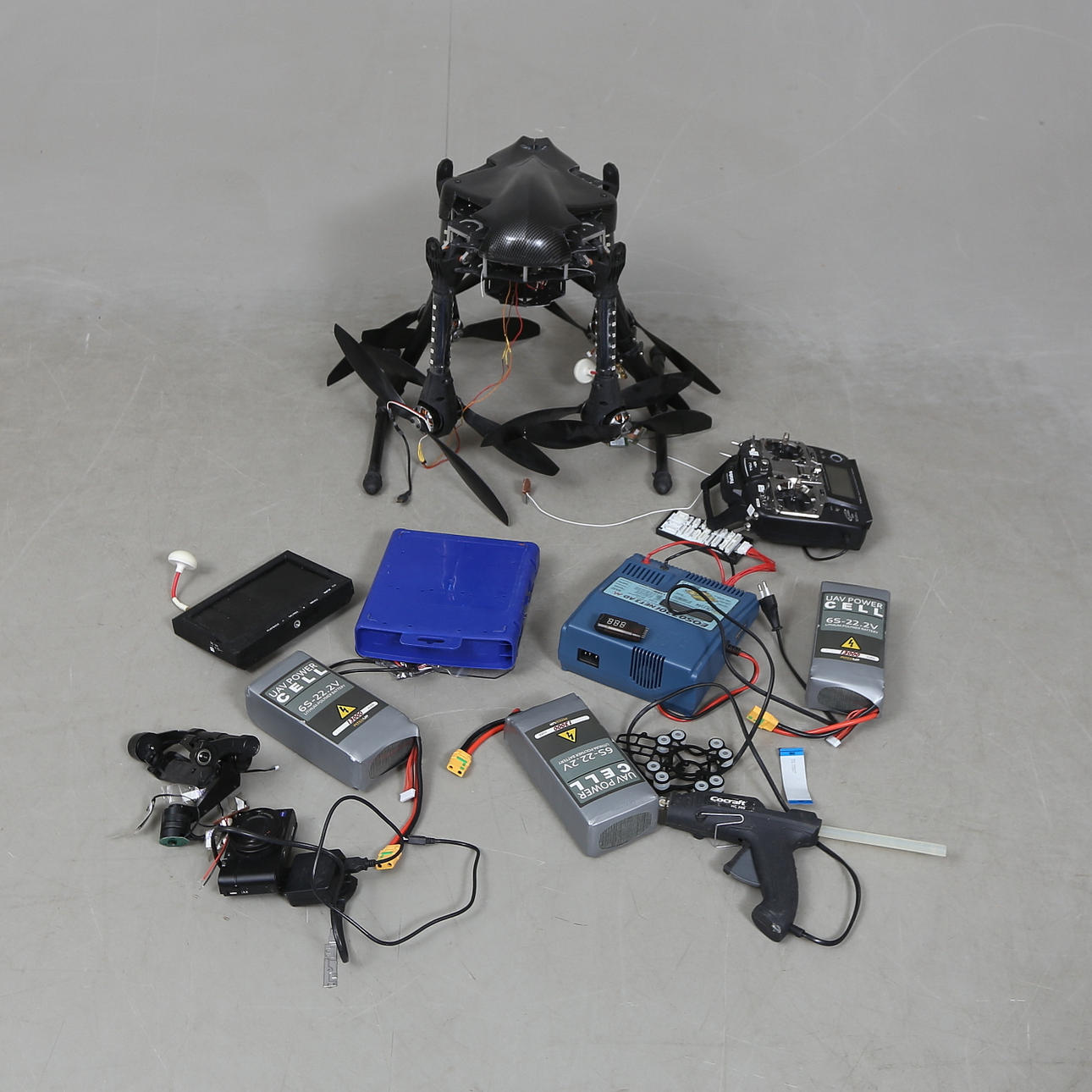 DRONE con accesorios, Rover X8.
