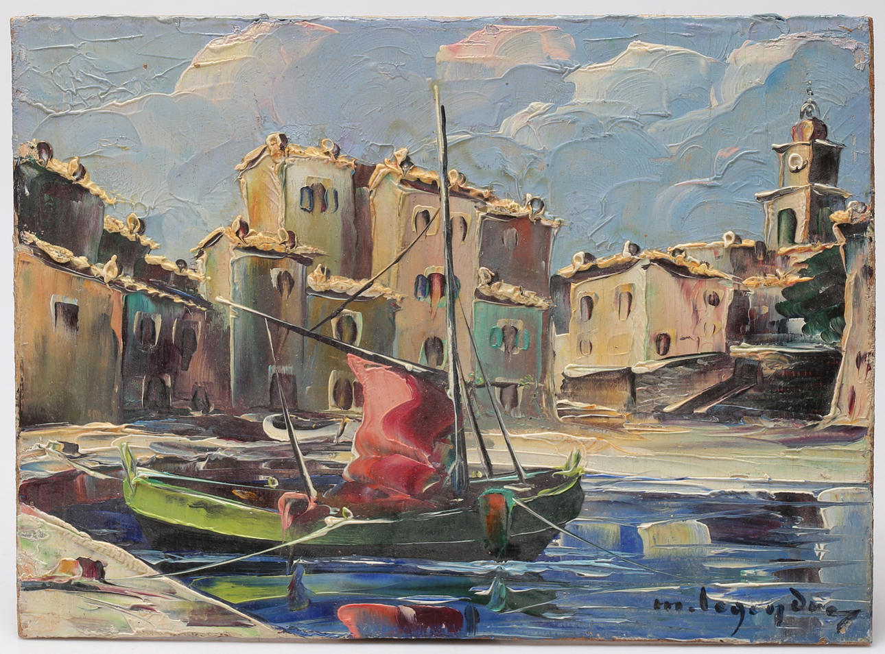 MAURICE LEGENDRE. oil on panel, signed.