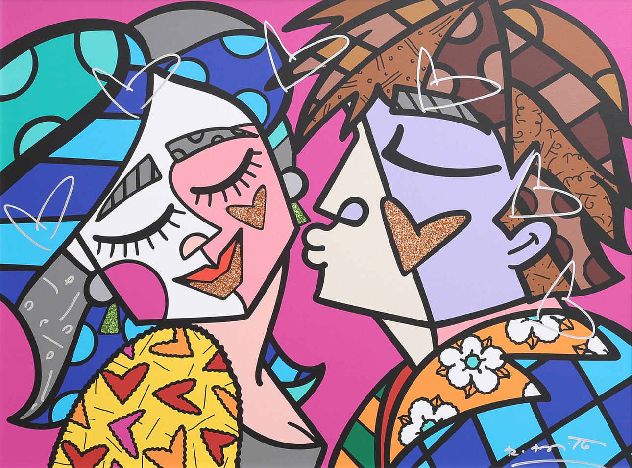 ROMERO BRITTO. “FEELING LOVE”, 2014.