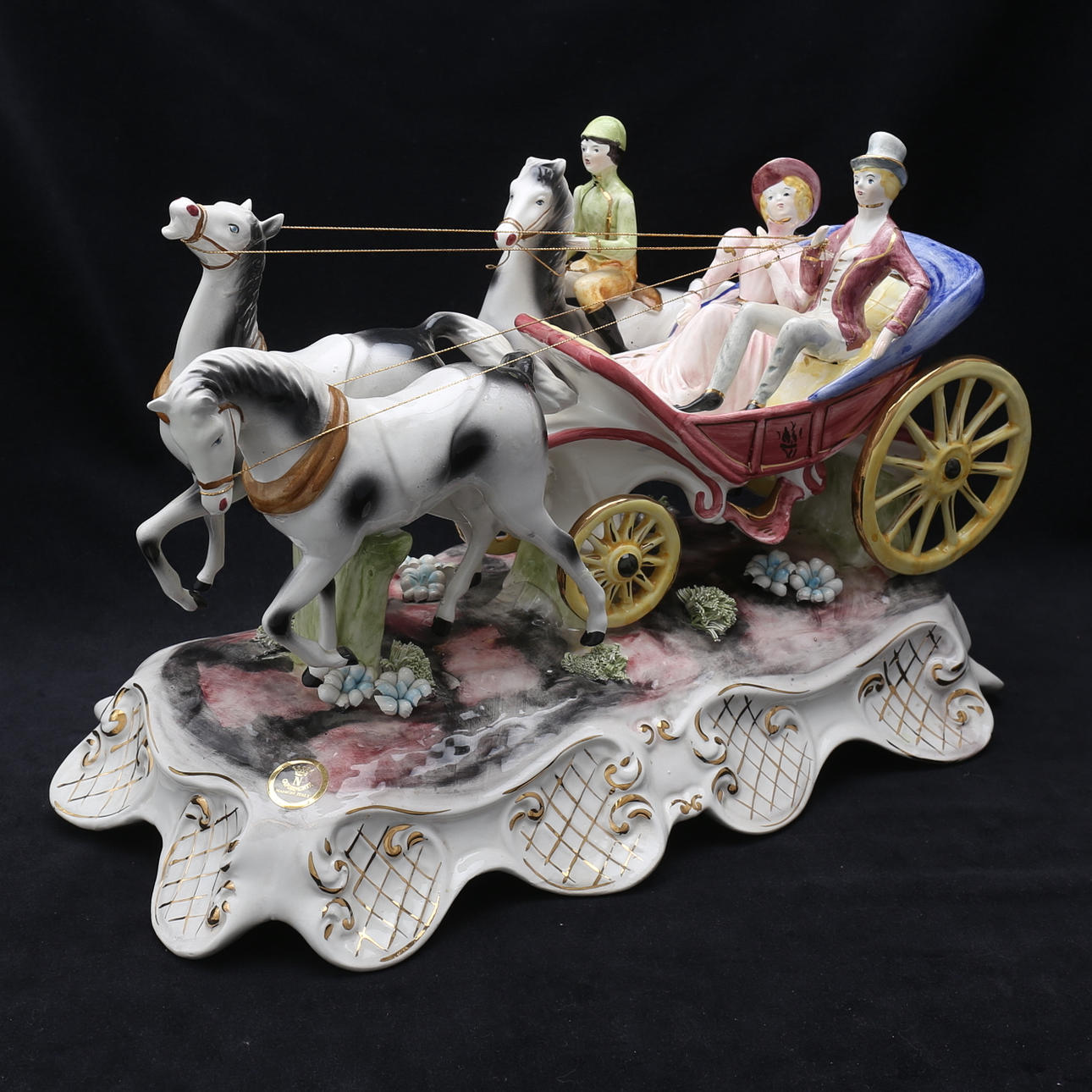 PRAKTFIGURIN, porslin, Capodimonte.