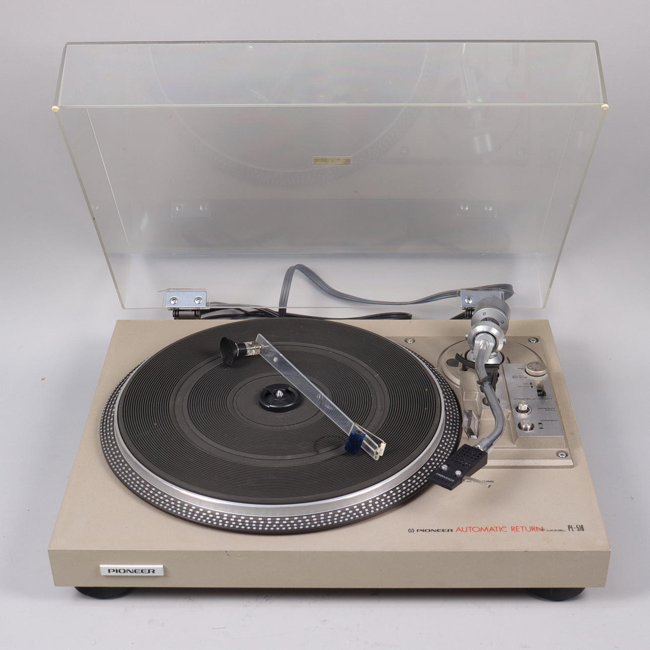 Tocadiscos PIONEER PL-516, finales de los 70.