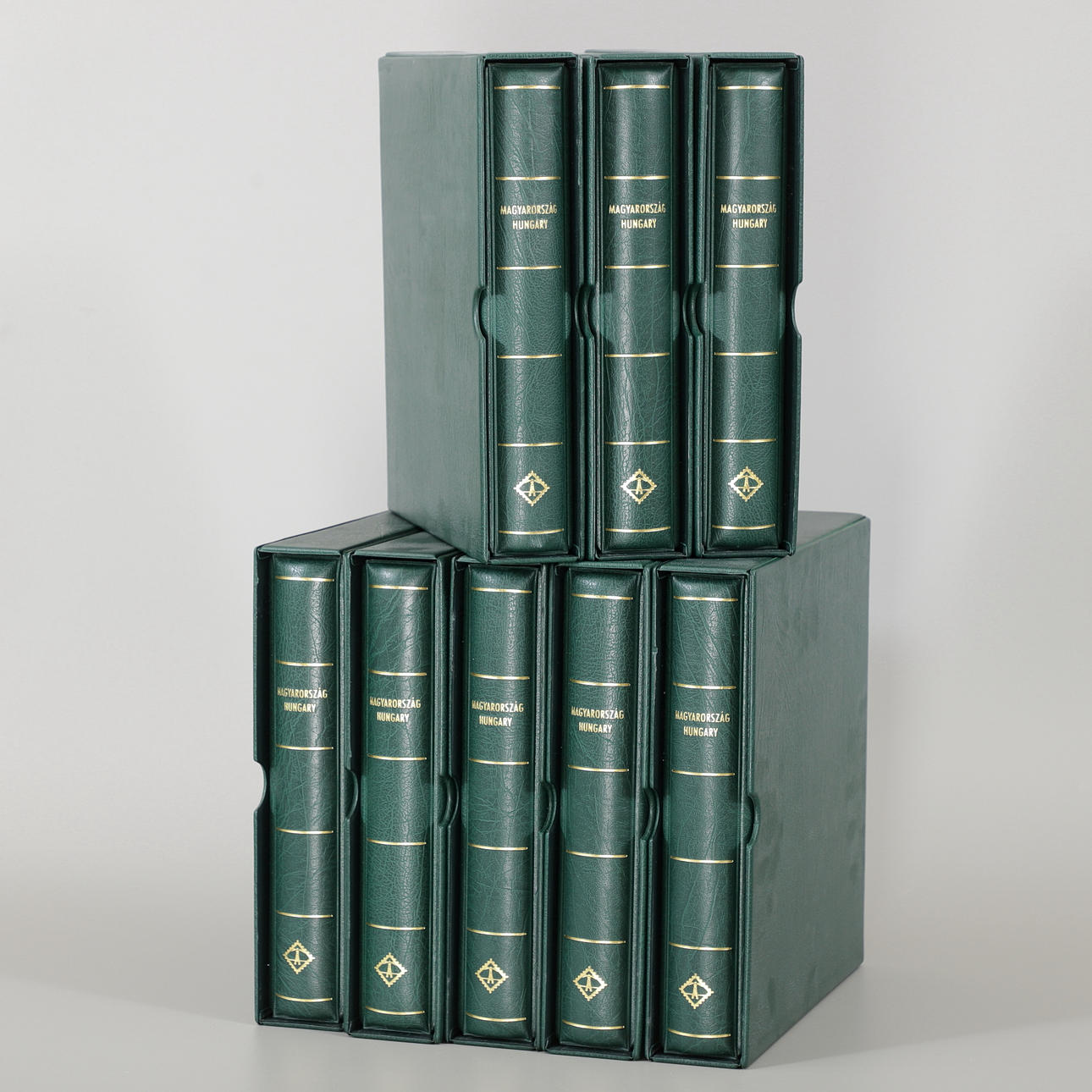 Stamp Holders, 8 pcs, Hungary, Leuchtturm, 1871-2012.