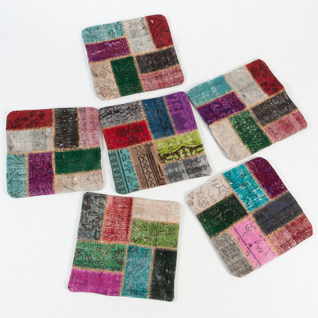 KISSENBEZUG Patchwork, 6 Stück.