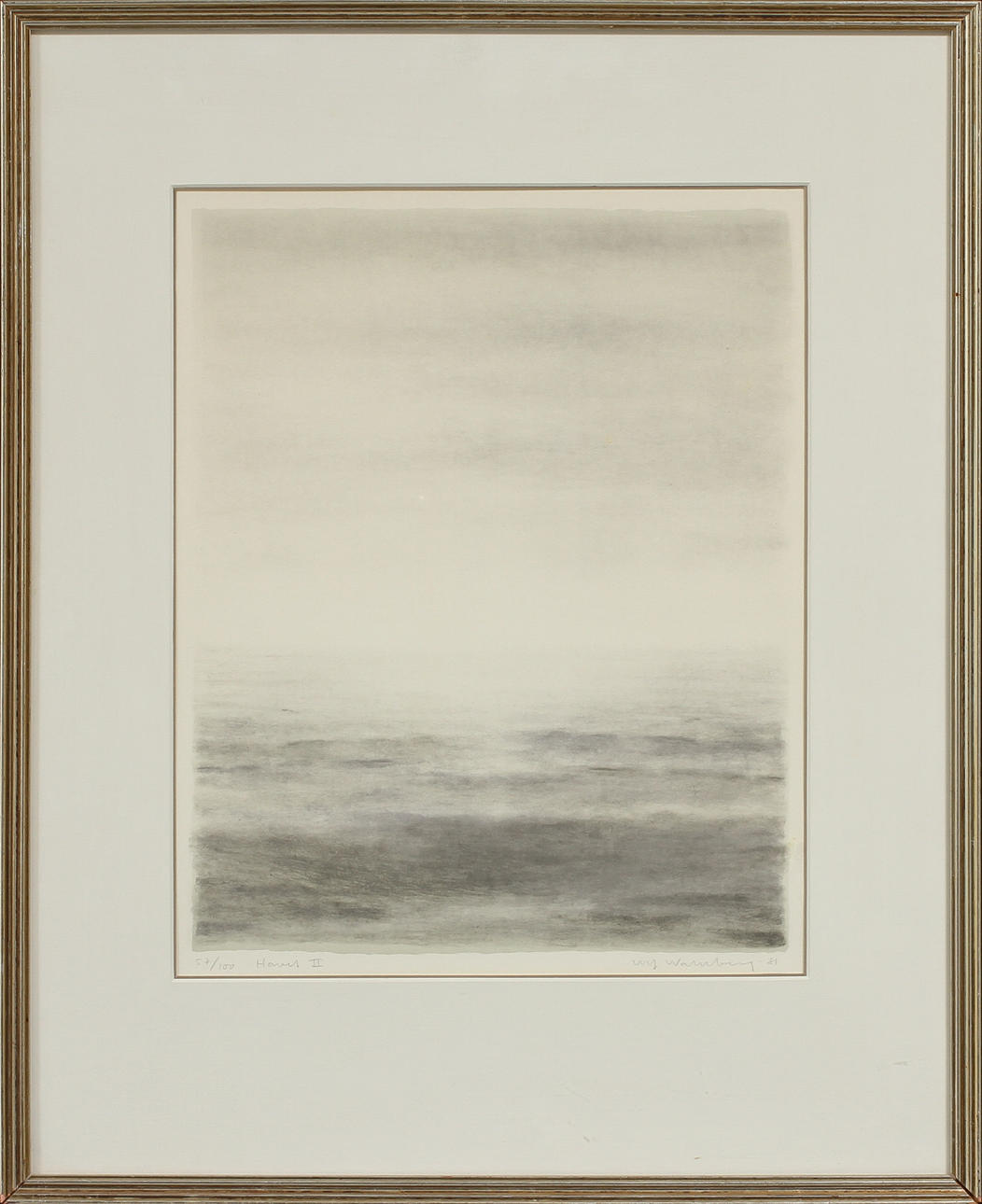 ULF WAHLBERG. Havet II, litografi, sign -81 o numr 57/100.