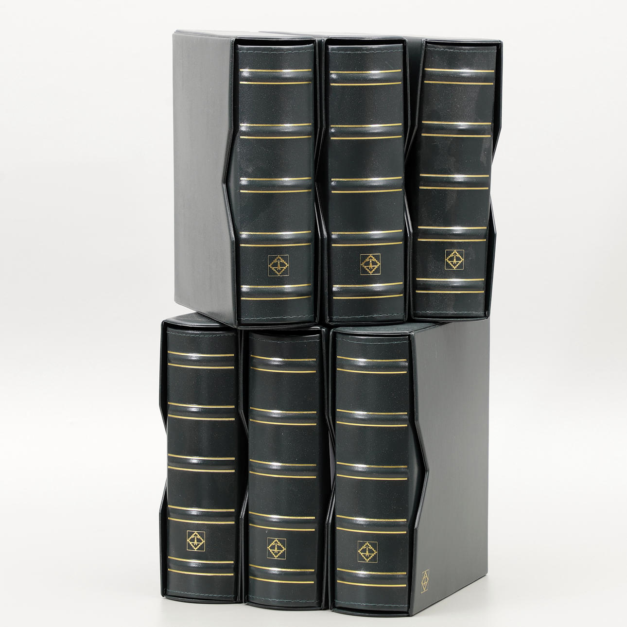 Stamp holders, 6 pcs Leuchtturm Optima, 1900/2000s.