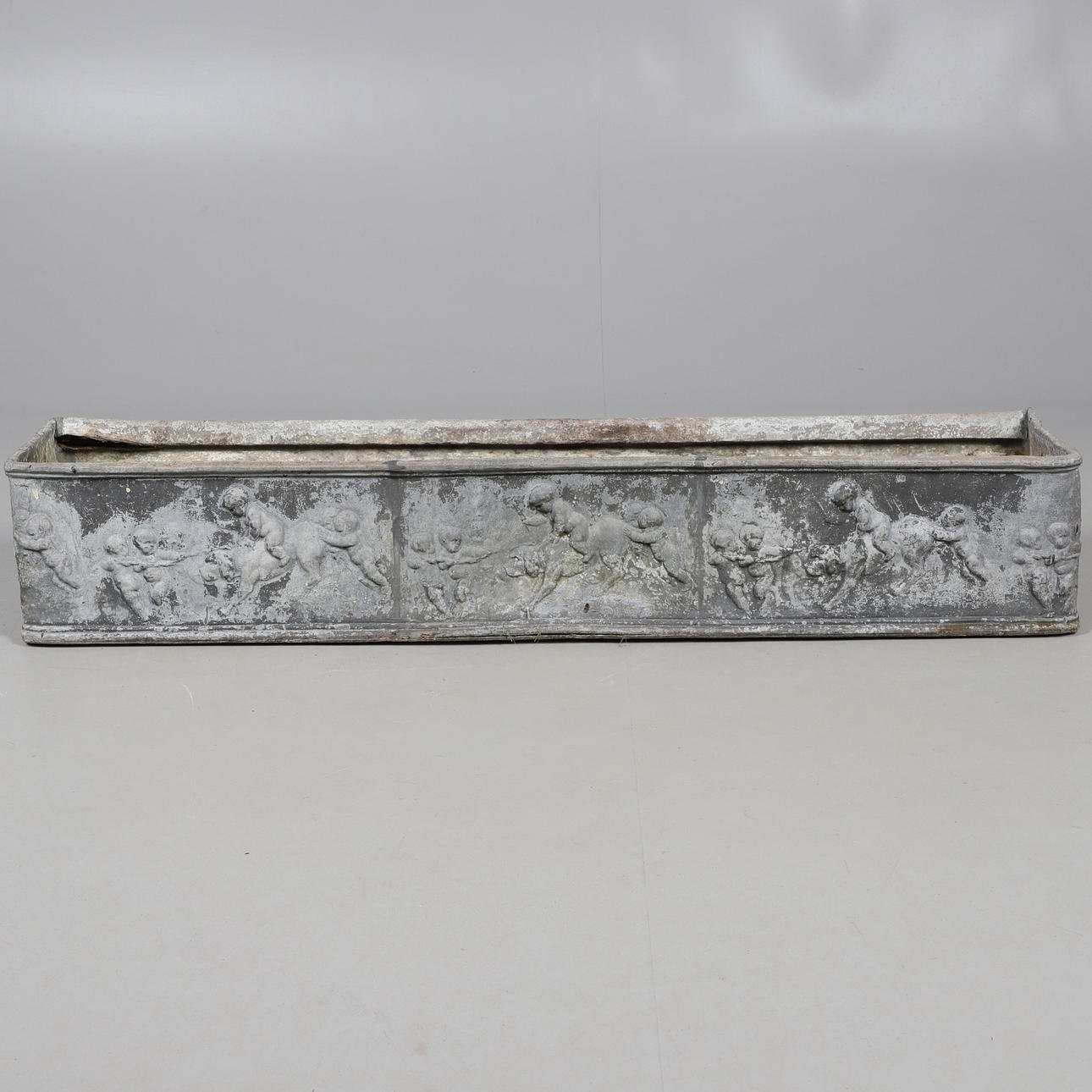 A 19TH CENTURY LEAD TROUGH PLANTER. Garden & Architectural - Garden ...