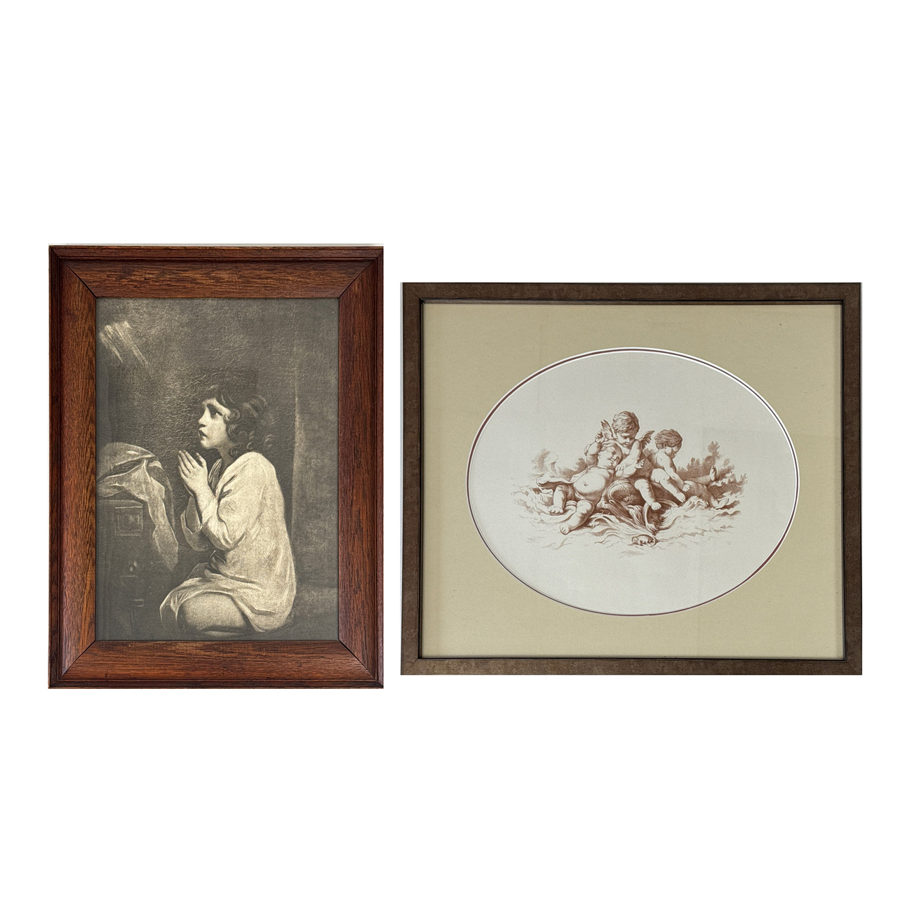 TO INDRAMMEDE UDSKRIFTER.