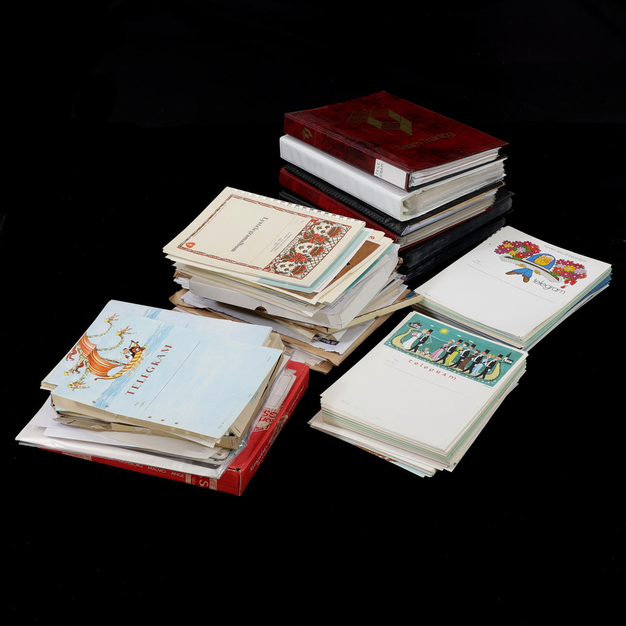 TELEGRAM OCH POSTOGRAM, parti, 1900-tal.