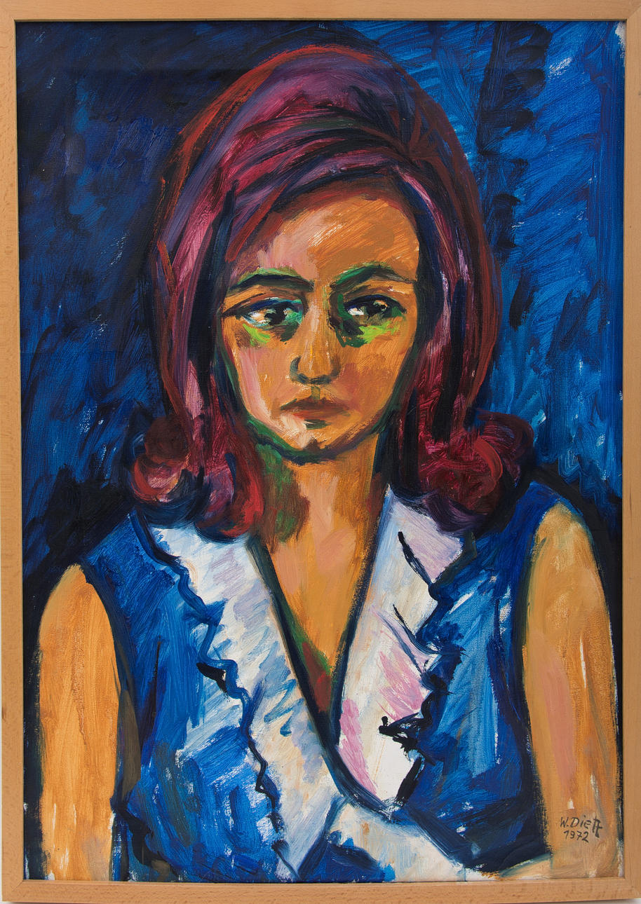 WERNER DIETZ. olja, signerad och daterad 1972.