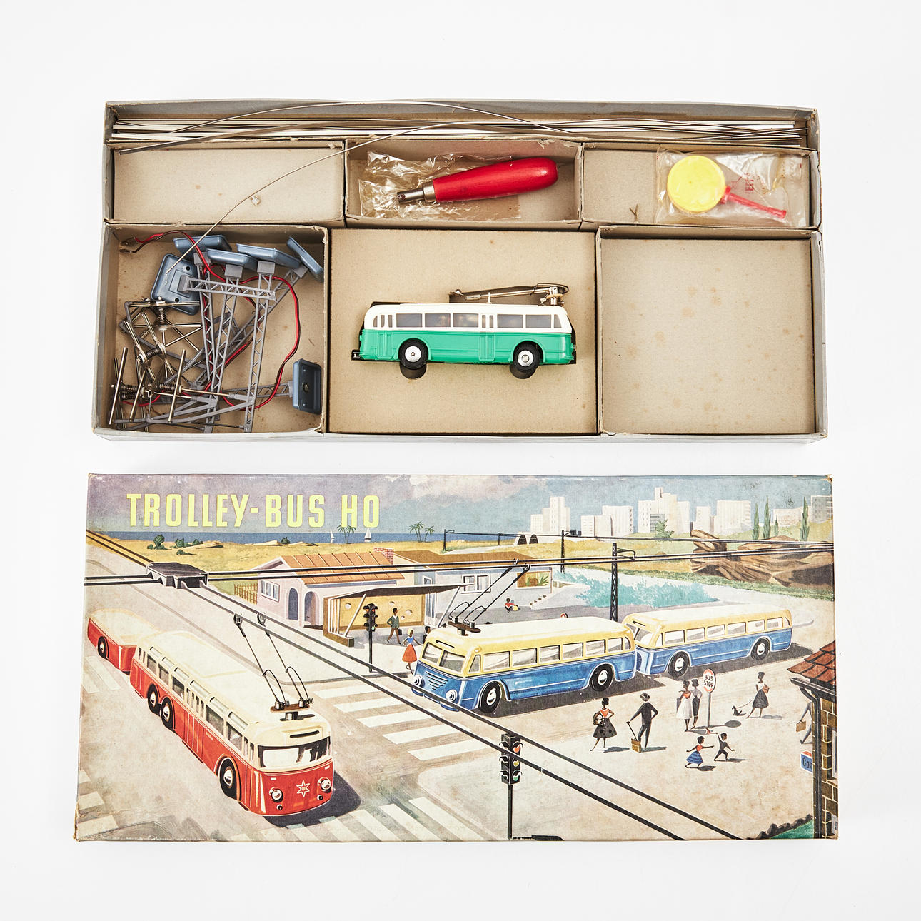 BUS, Trolley Bus No. 102 BS, Eheim, 1950s.