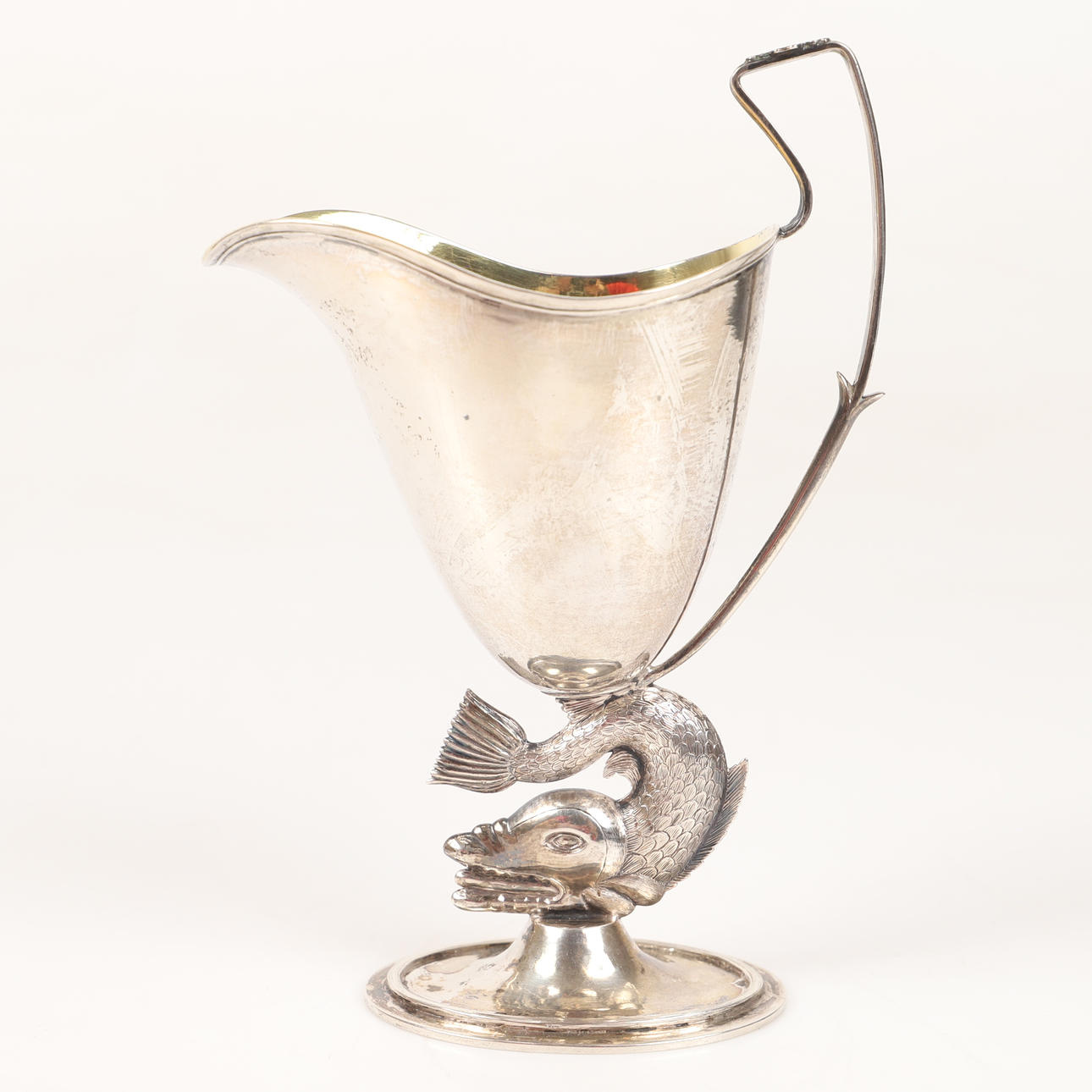 NIKLAS ANDERSSON. Gräddkanna, silver, Kristianstad, 1816.