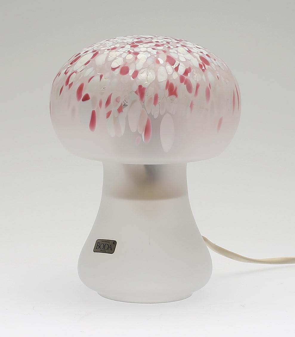 BORDSLAMPA, glas, Monica Backström, Kosta Boda.