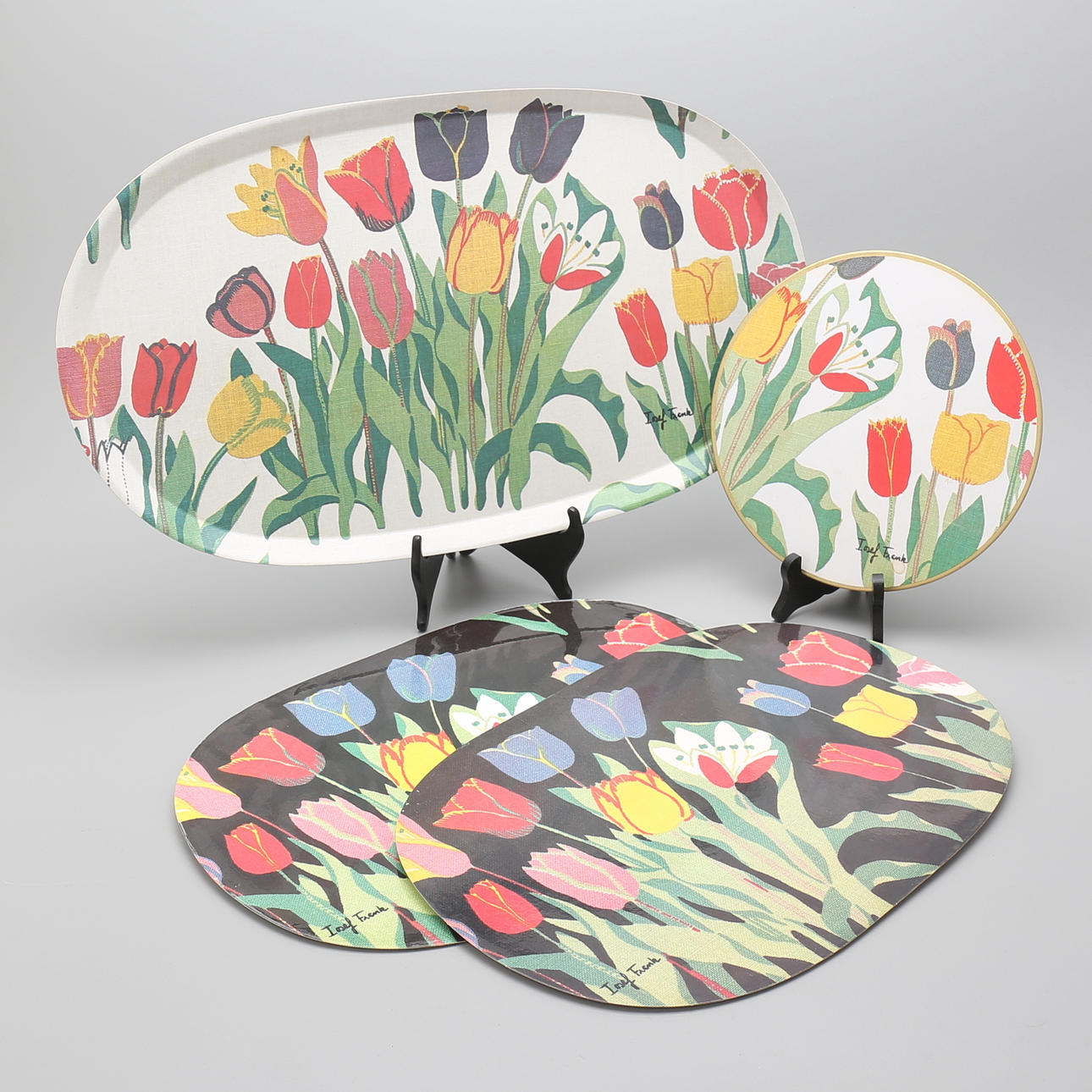 JOSEF FRANK för Firma Svensk Tenn, "Tulpan", 4 delar.