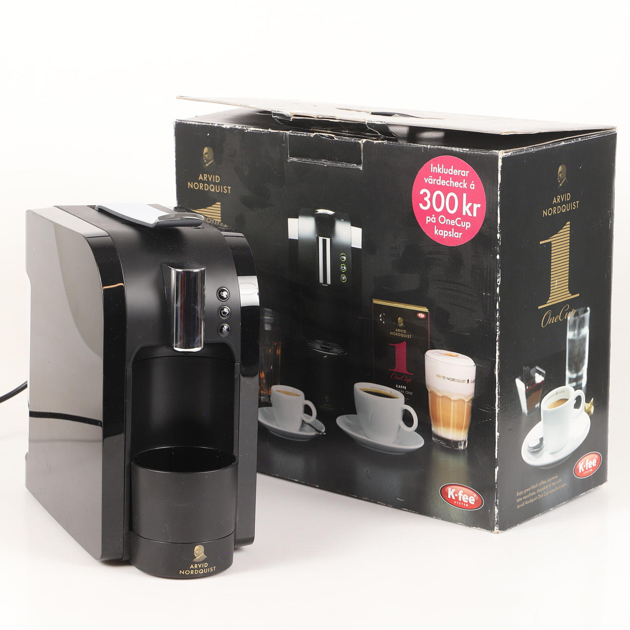 KAFFEMASKIN, "One Cup", Arvid Nordström, samtida.