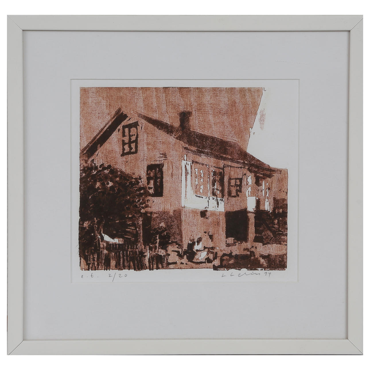 LARS LERIN. TRÄSNITT, EGET TRYCK, 2/20.