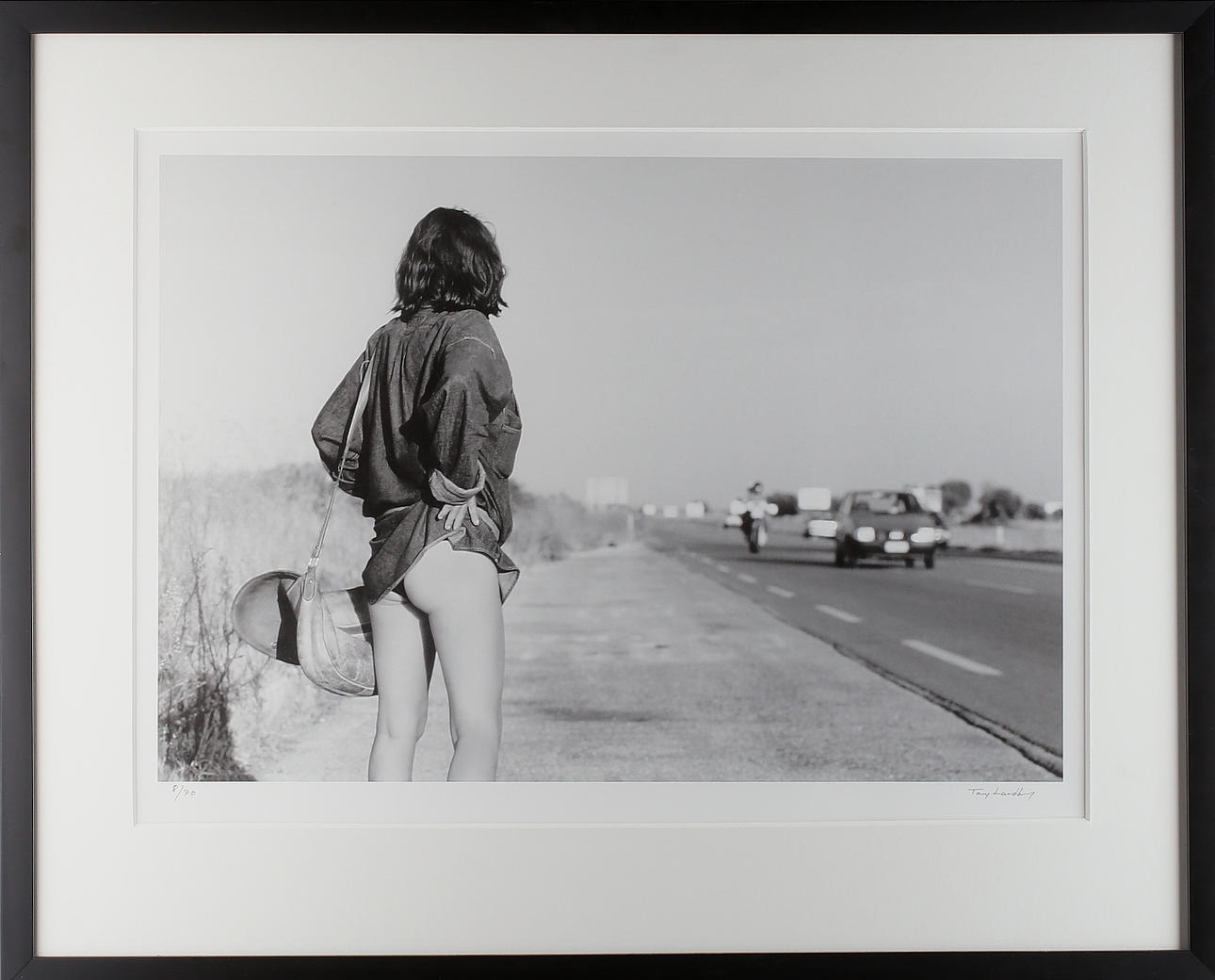 TONY LANDBERG. Fotografi, signerad och numrerad 8/70.