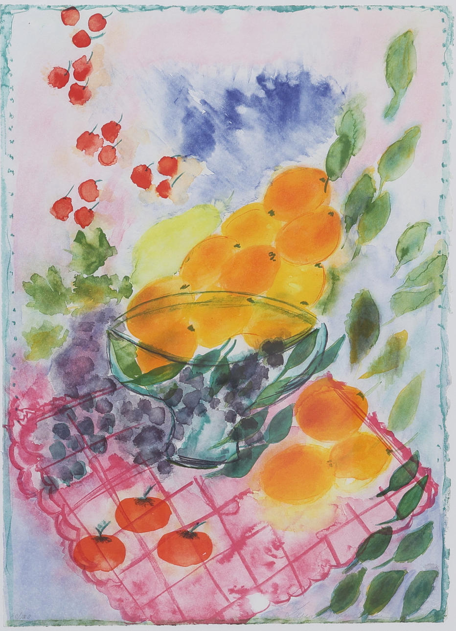 LENA LINDERHOLM. lithograph, signed & numbered 80/180.