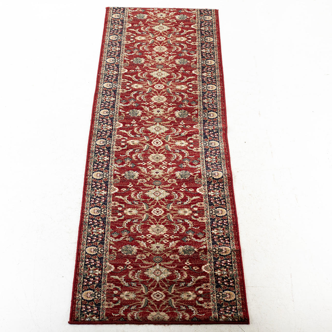 CARPET, so-called gallery mat, machine-knotted approx. 320 x 80 cm.