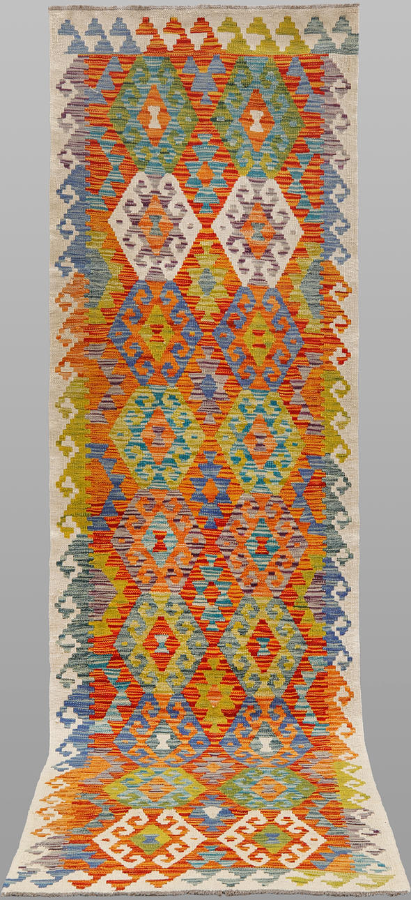 ORIENT CARPET. Kelim Classic Design Gallery Model, 292x85.