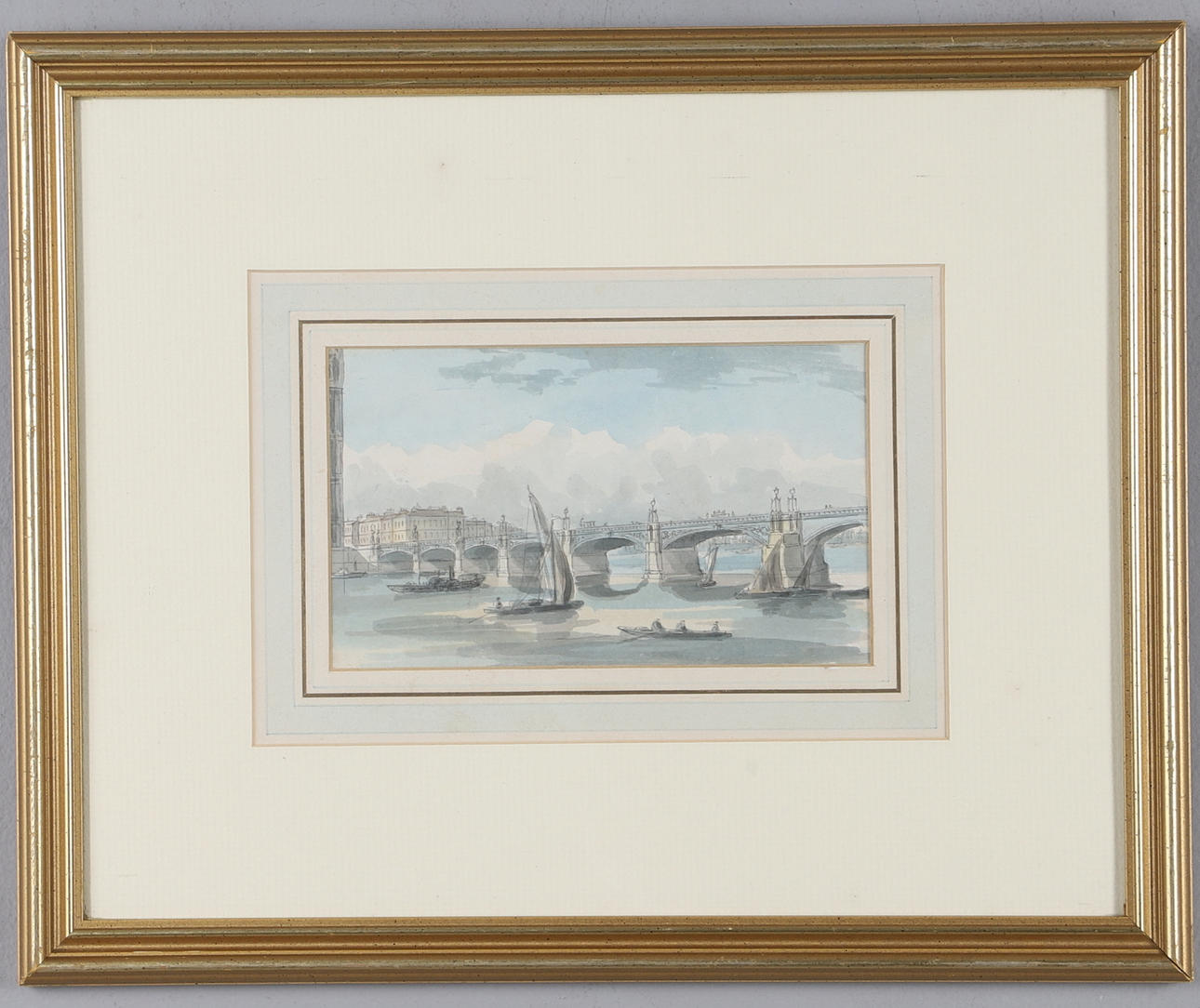 ATTRIBUTED TO GIDEON YATES (1790-1840). LONDON BRIDGE. Art - Drawings ...