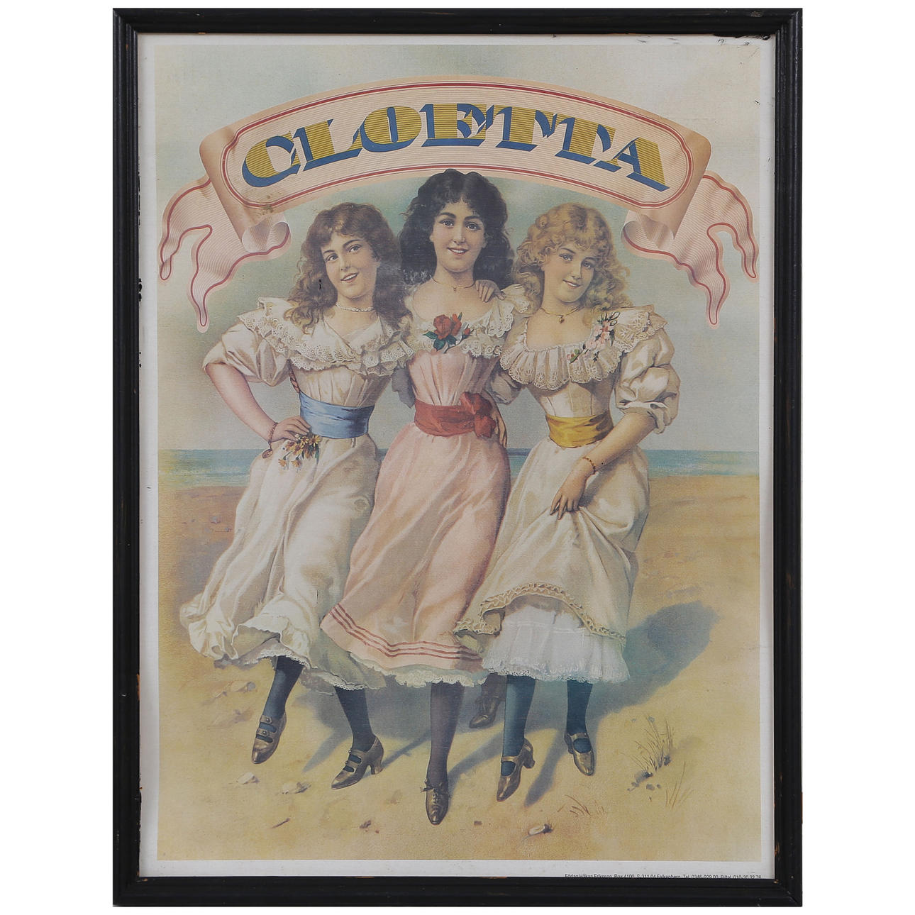 REKLAMTAVLA, CLOETTA, SAMTIDA.