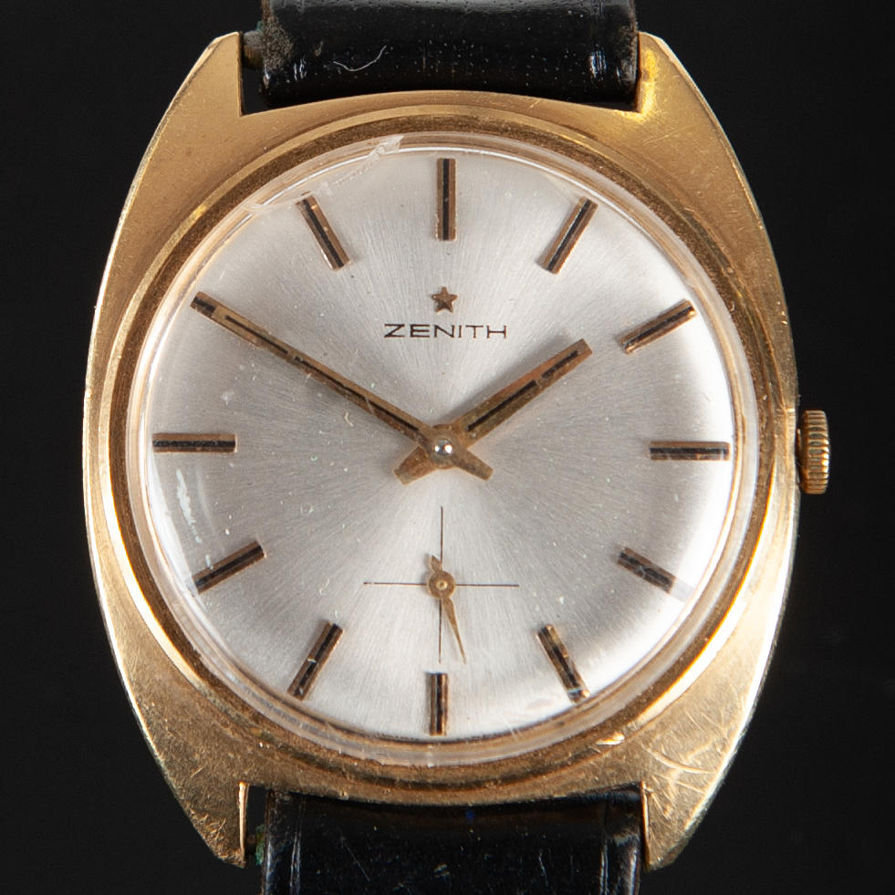 ZENIT. Herreur, 18 k guld, 33mm.