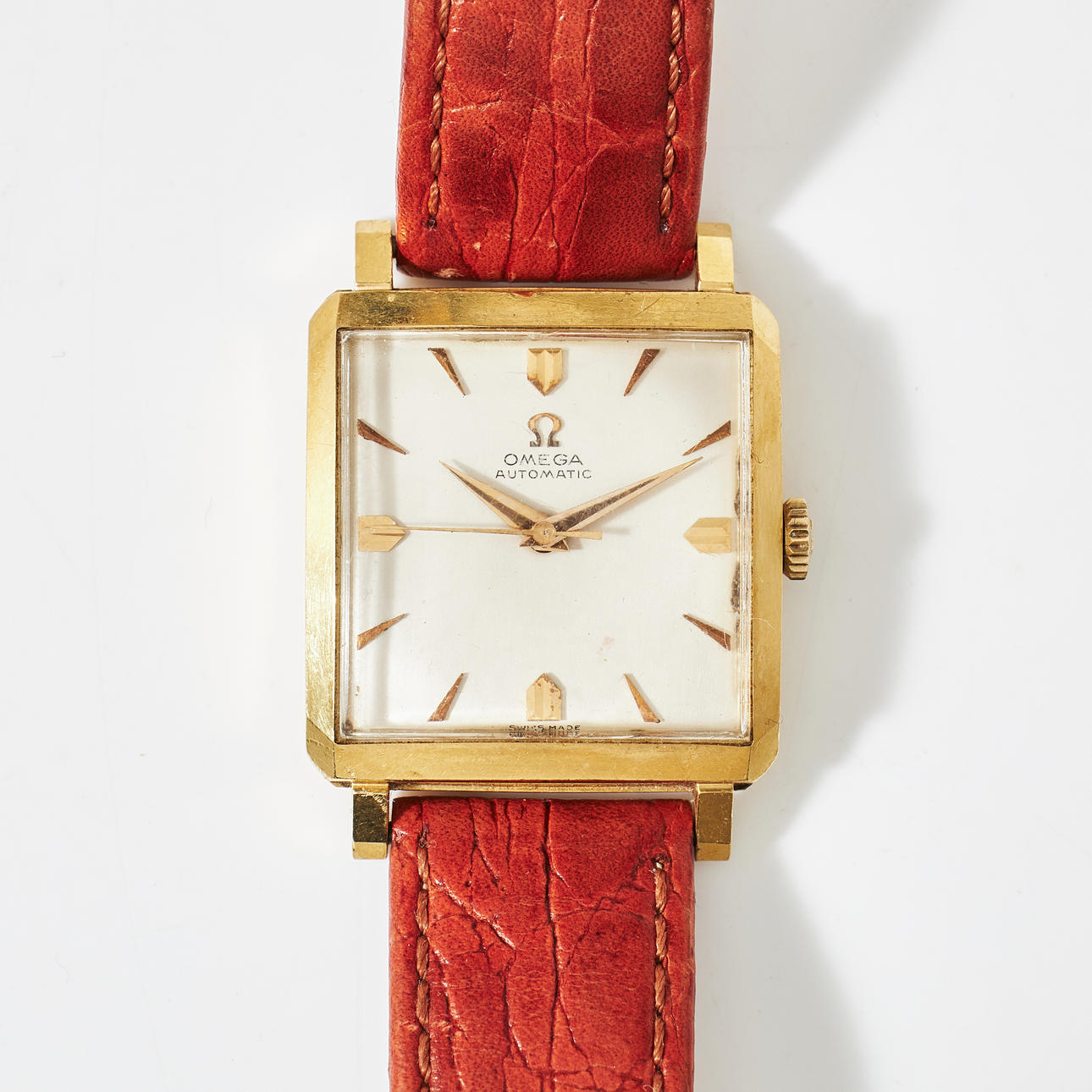OMEGA, wristwatch, 18 k gold, approx 1958.