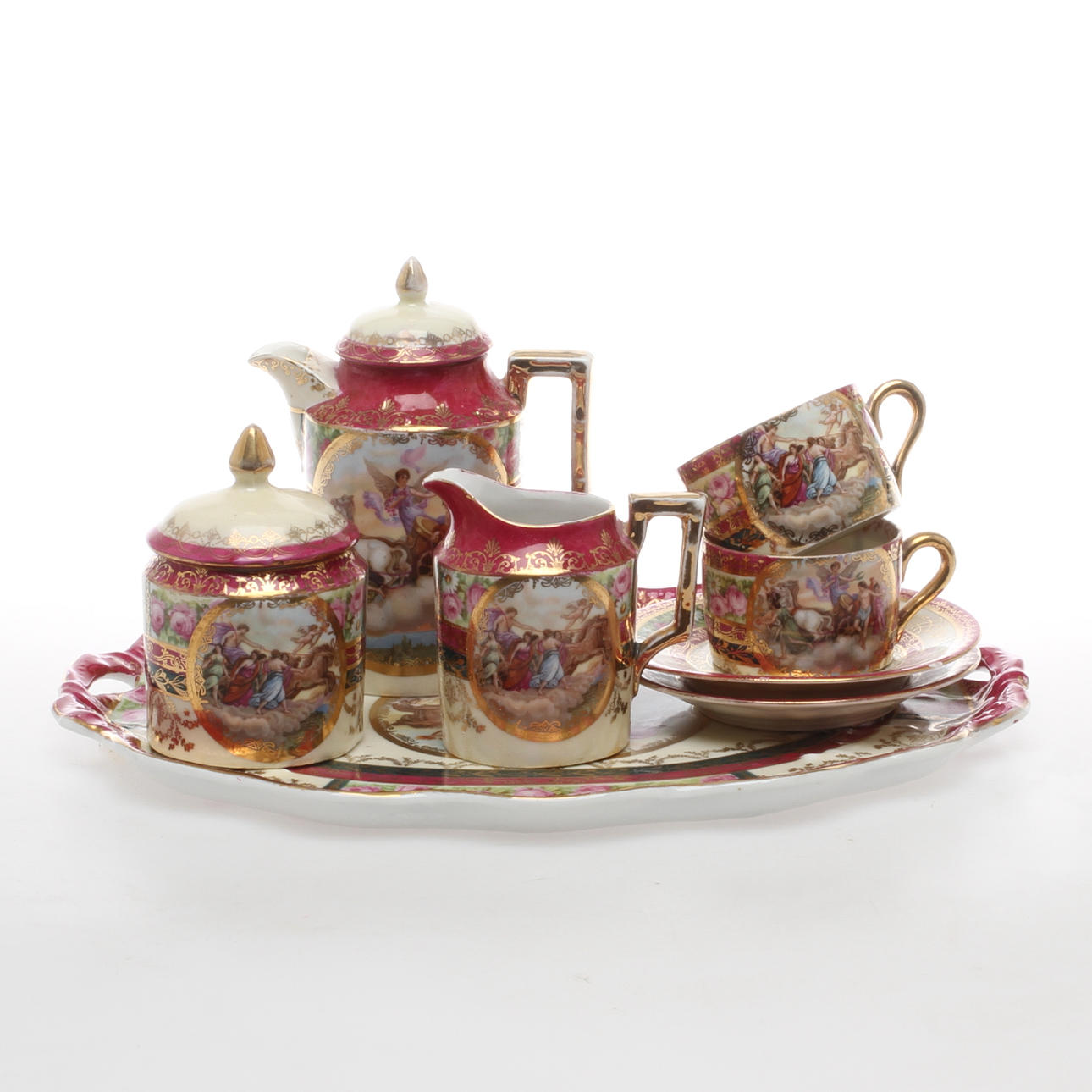 TÊTE-À-TÊTE, 6 delar, porslin, A Jungerhans Rotterdam.