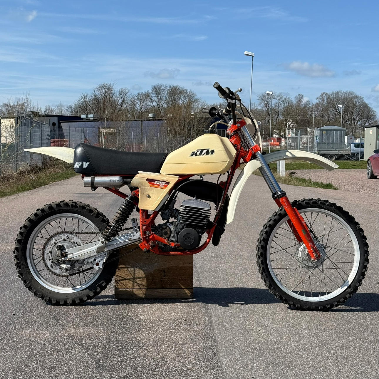 KTM, model 125cc, ca 1980, Austria.