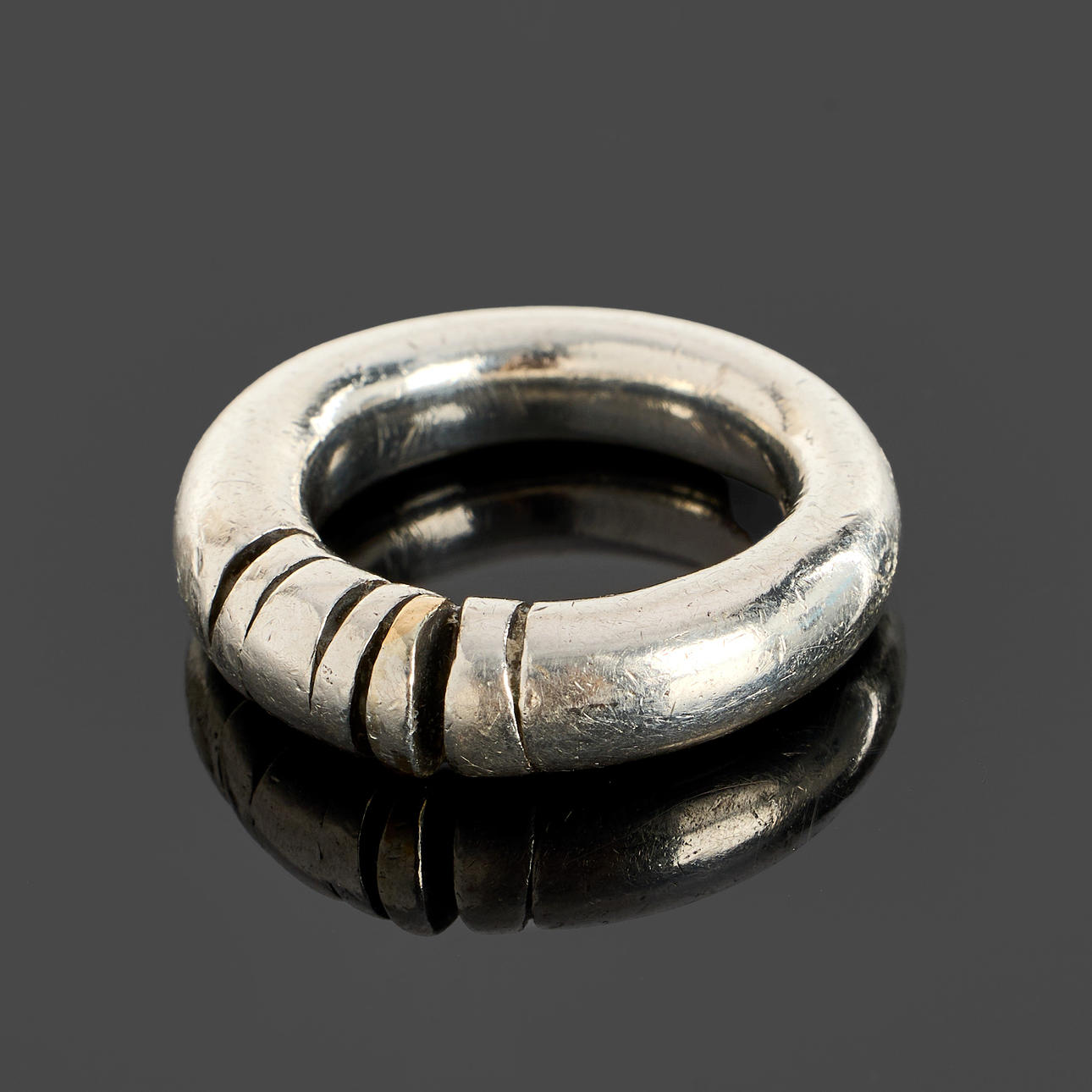 GEORG JENSEN, sterling silver ring, model number 307, Denmark.