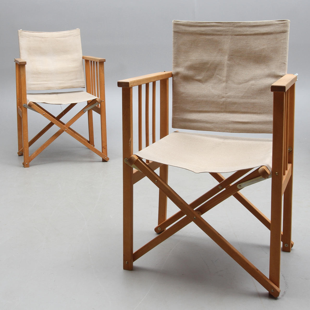 FÄLLSTOLAR, 2 st, 1900-talets senare del.