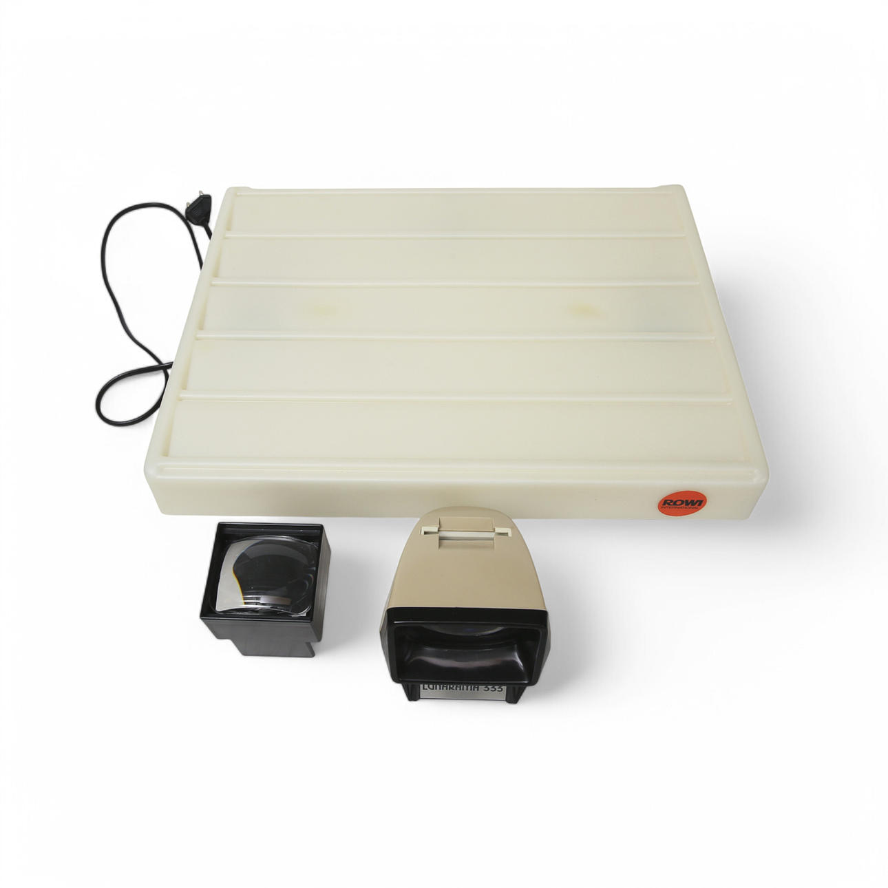 LYSBOKS ROWI OG LUNARAMA 333SLIDE VIWER.