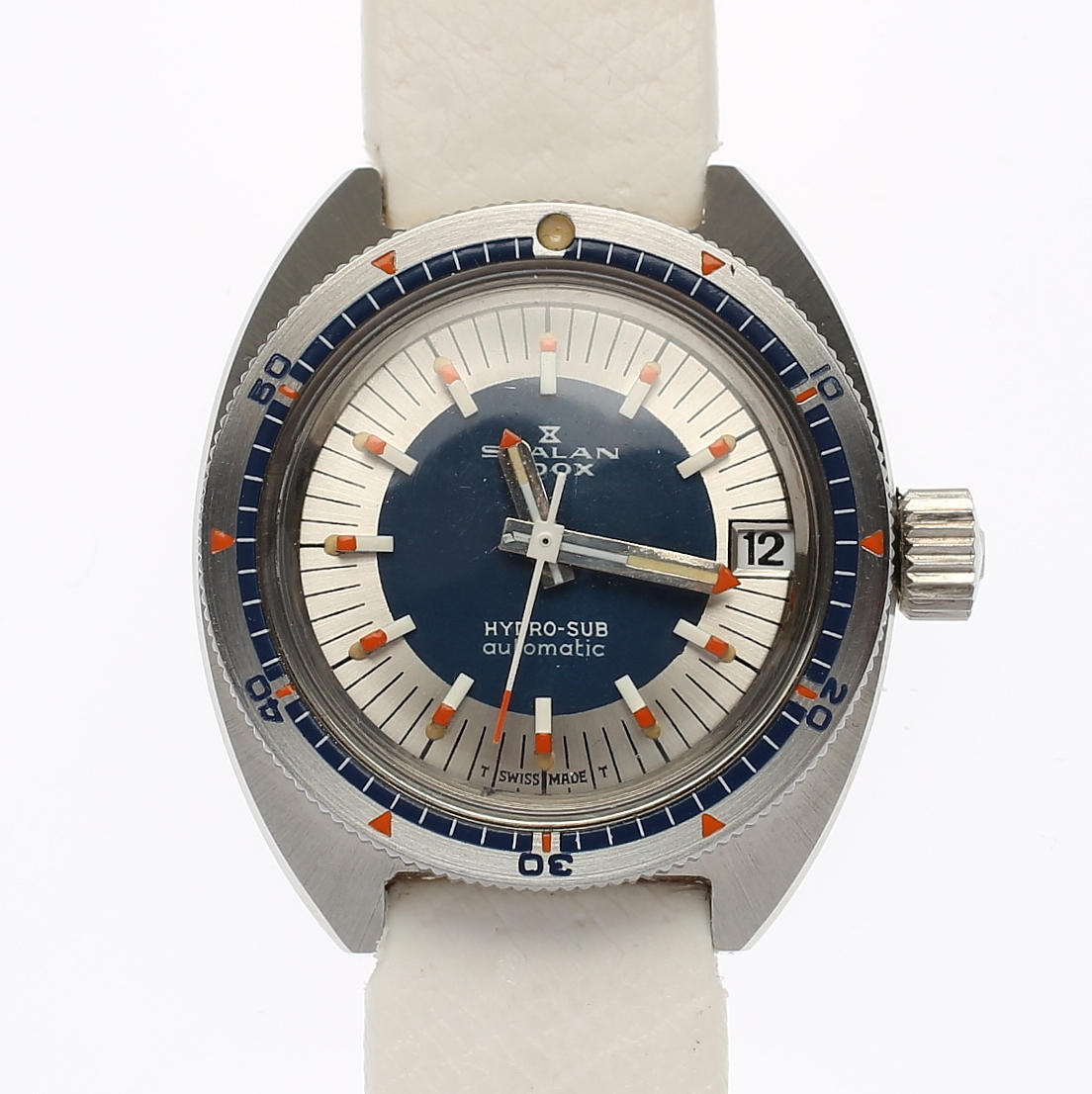 DAMARMBANDSUR, Svalan, edox, hydro sub, automatic, New old stock, 1970-tal.