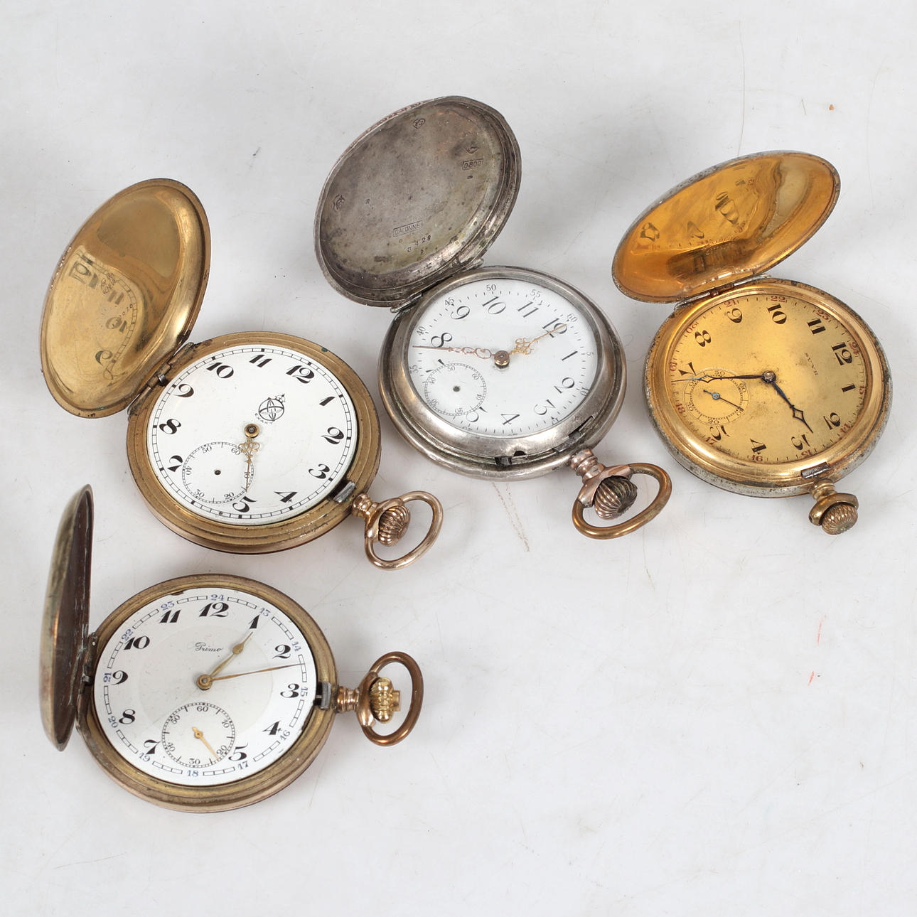 A pocket watch, including silver, savonette, 18th/20th century.