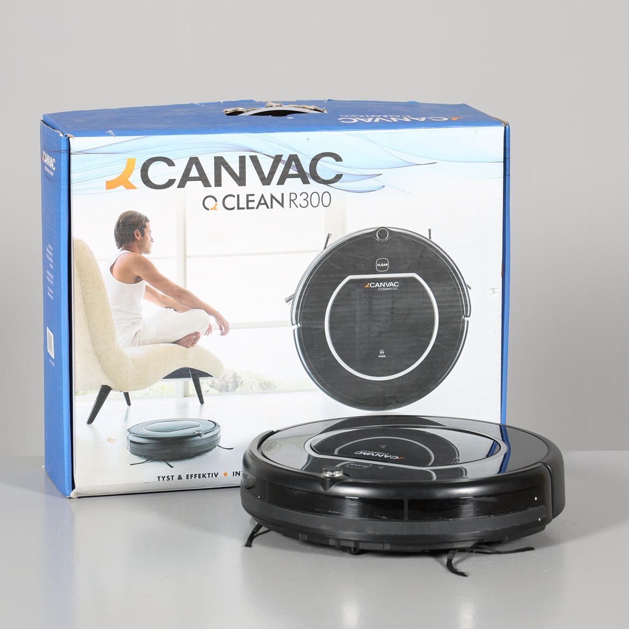 ROBOTTIPÖLYNIMURI, Q Clean R300, Canvac.